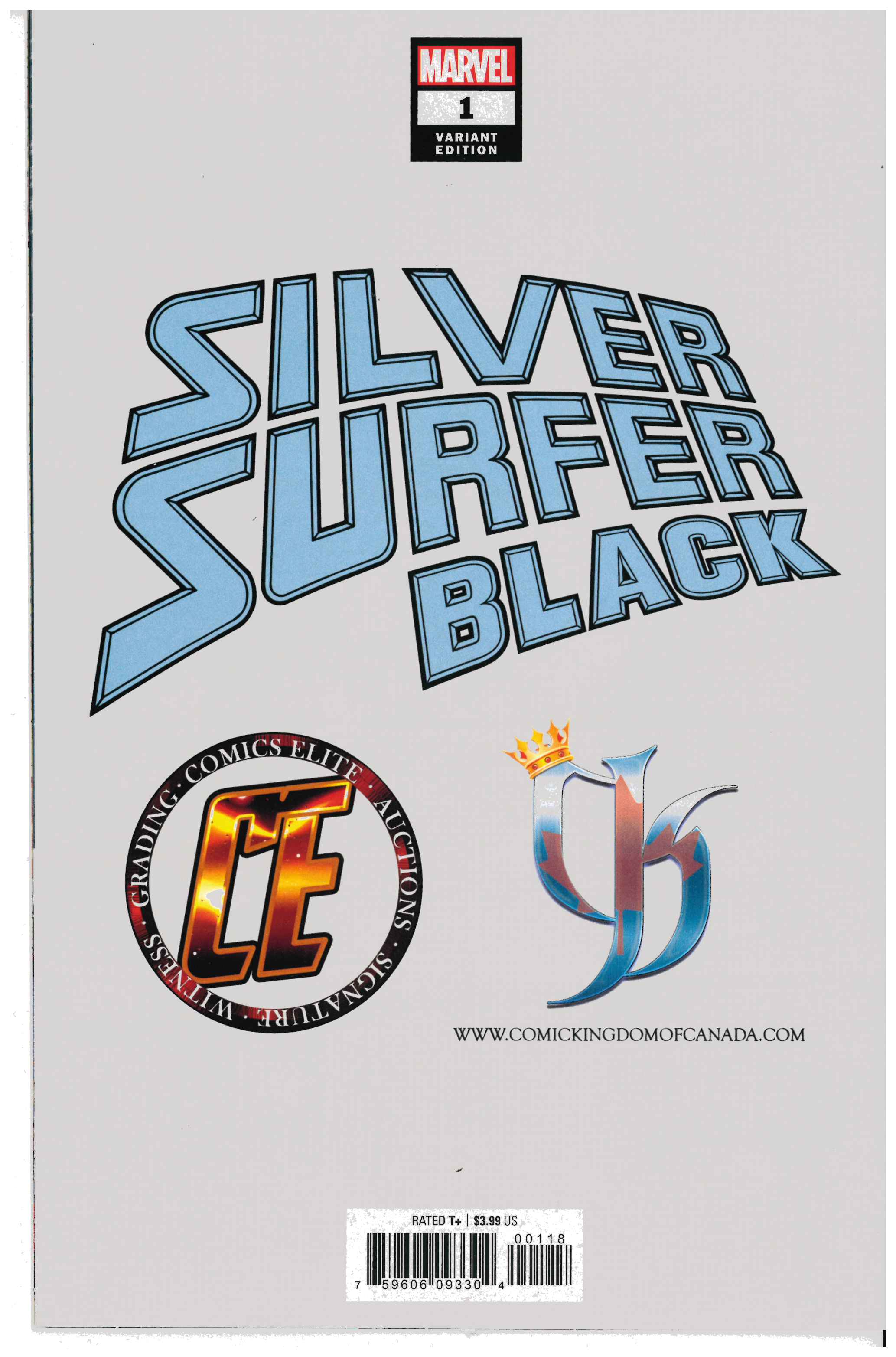 Silver Surfer: Black #51 backside
