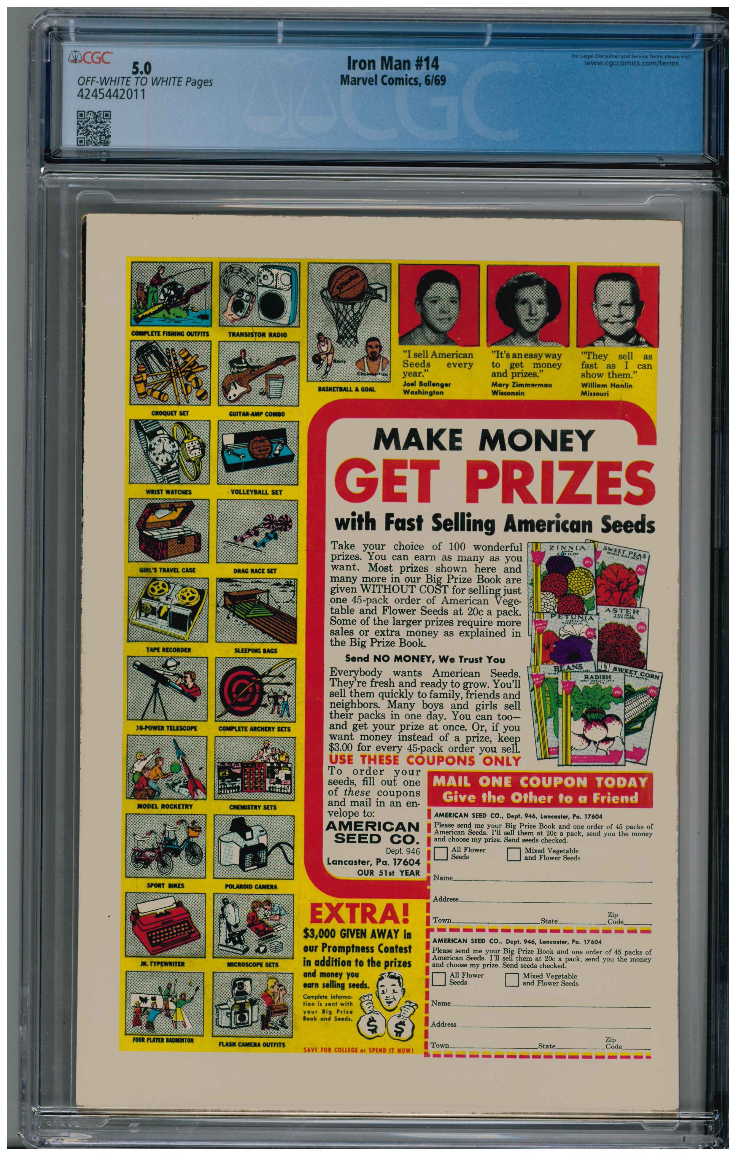 Iron Man #14 backside