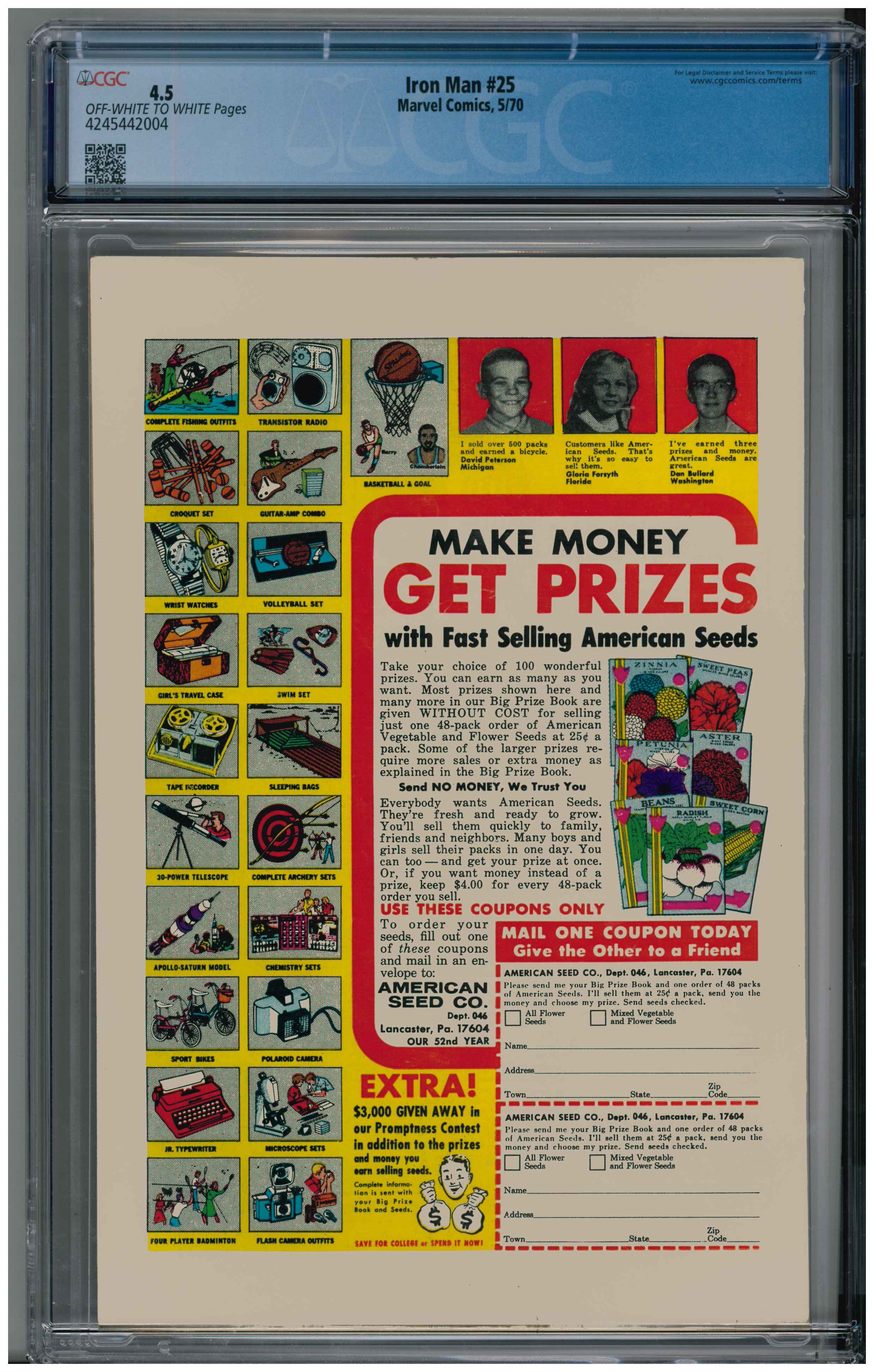 Iron Man #25 backside