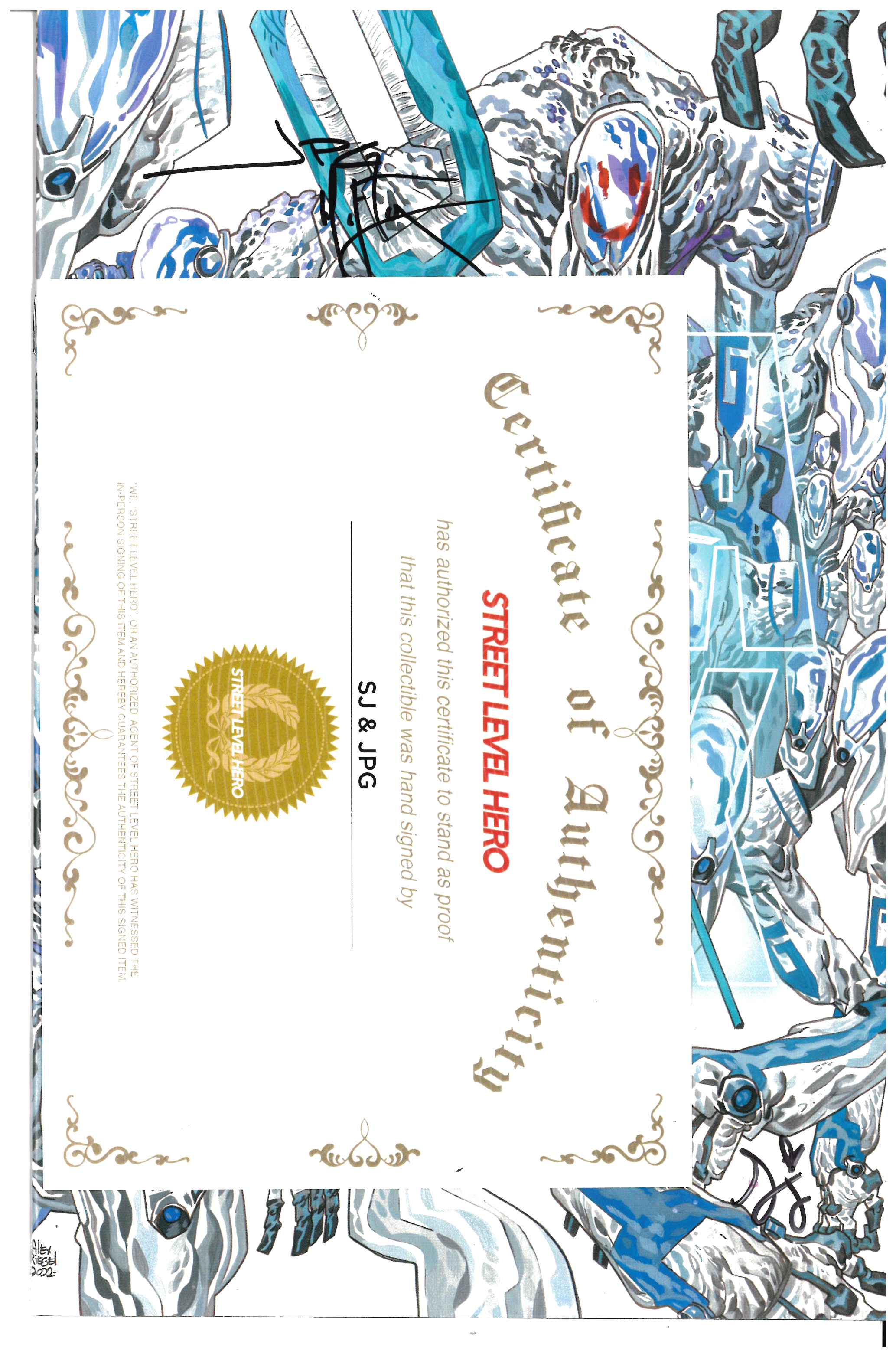 Ninja Funk #4 | Signed by JPG & SJ Zertifikat