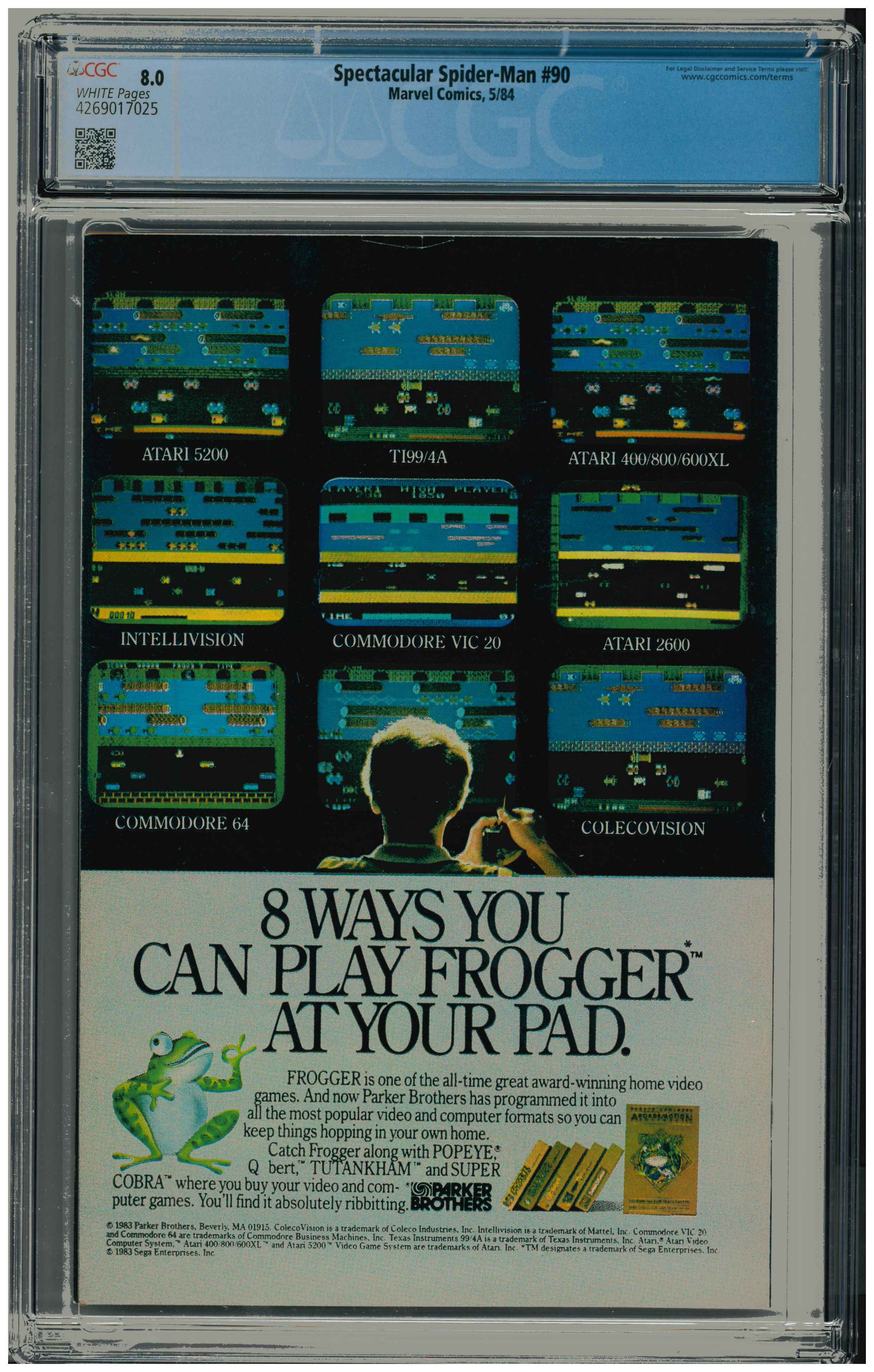 Spectacular Spider-Man #90 Rückseite