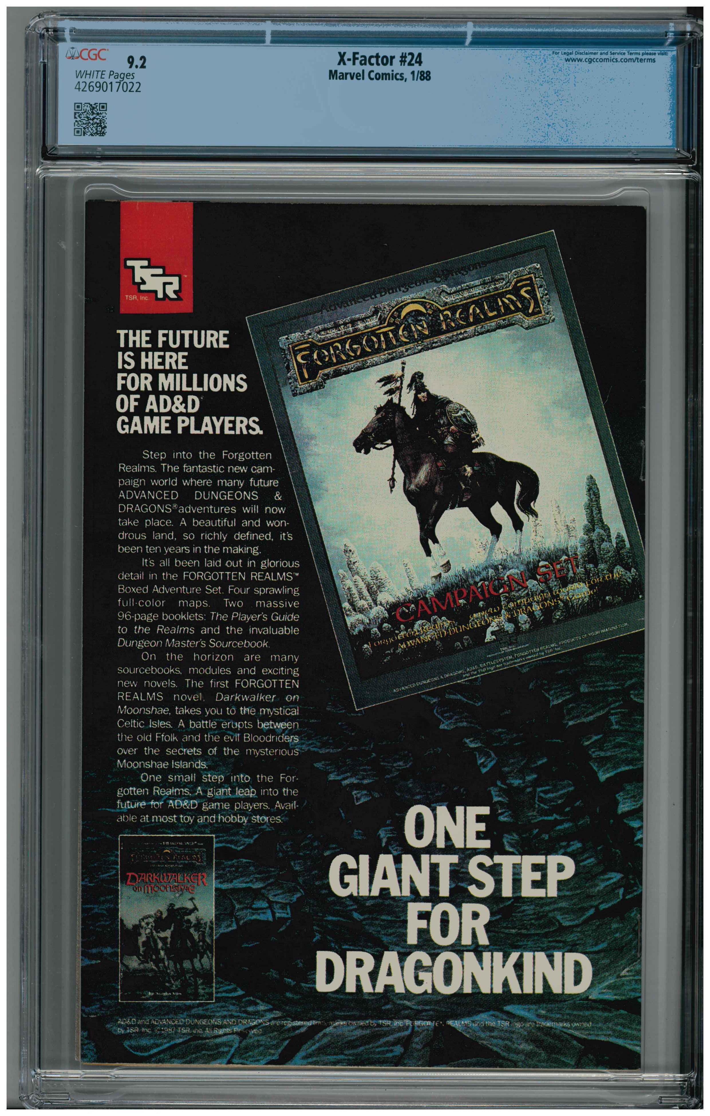 X-Factor #24 Rückseite