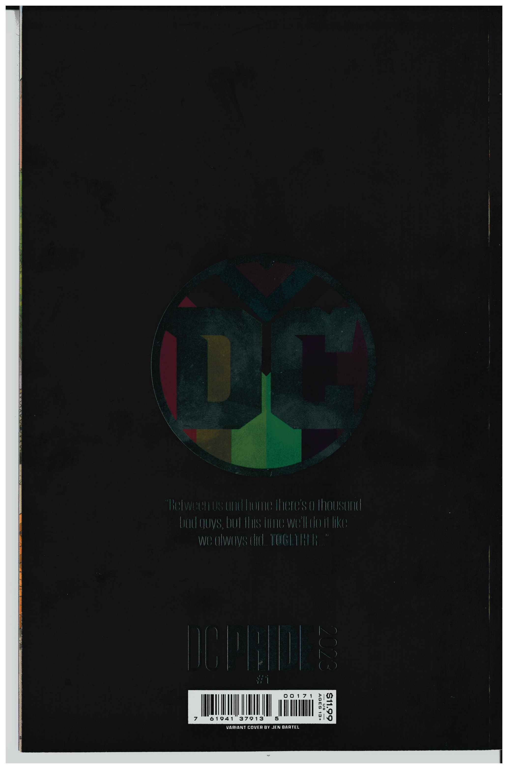 DC Pride 2023 #1 Rückseite