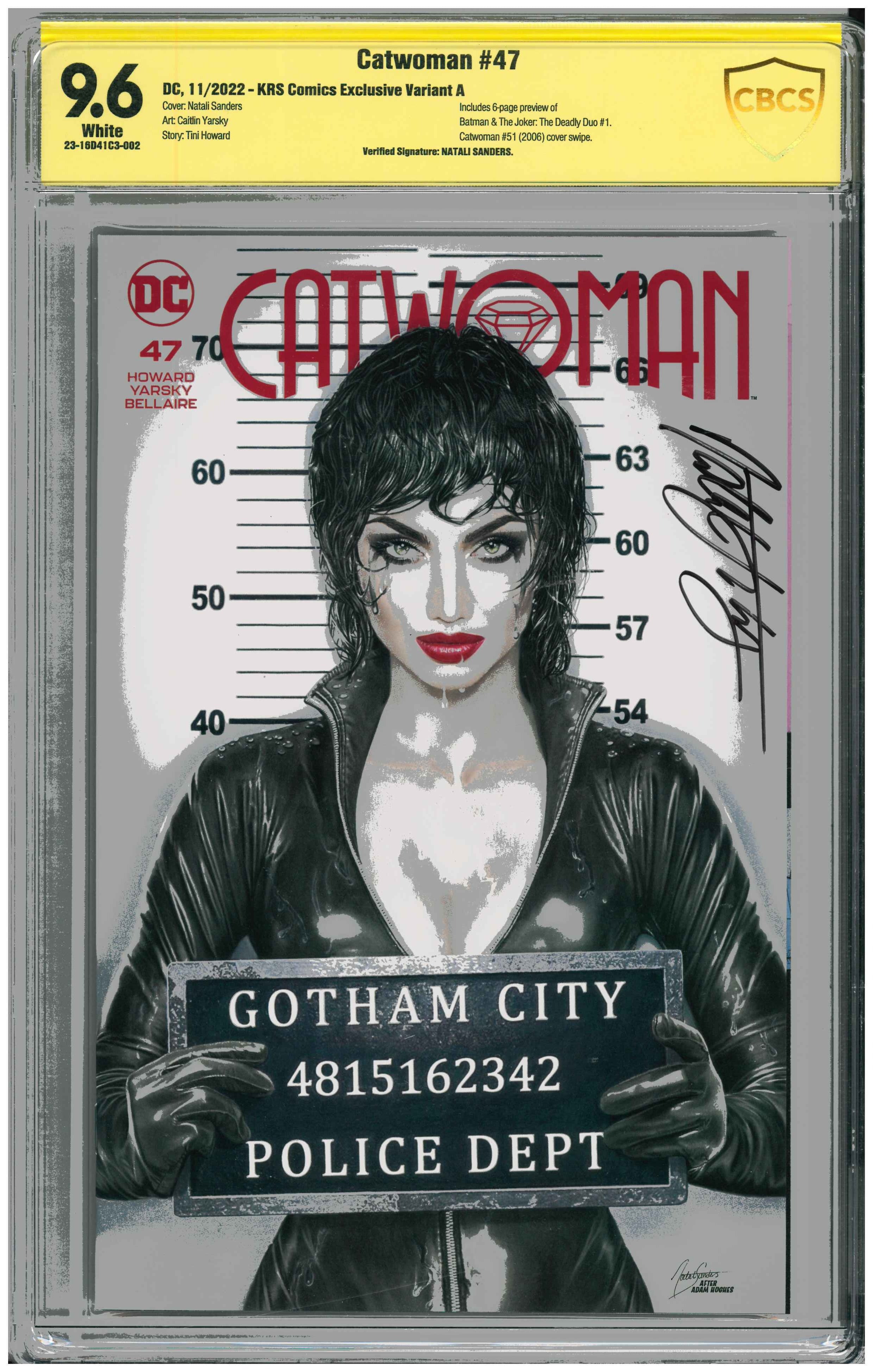 Catwoman #47 | Unterschrieben von Natalie Sanders