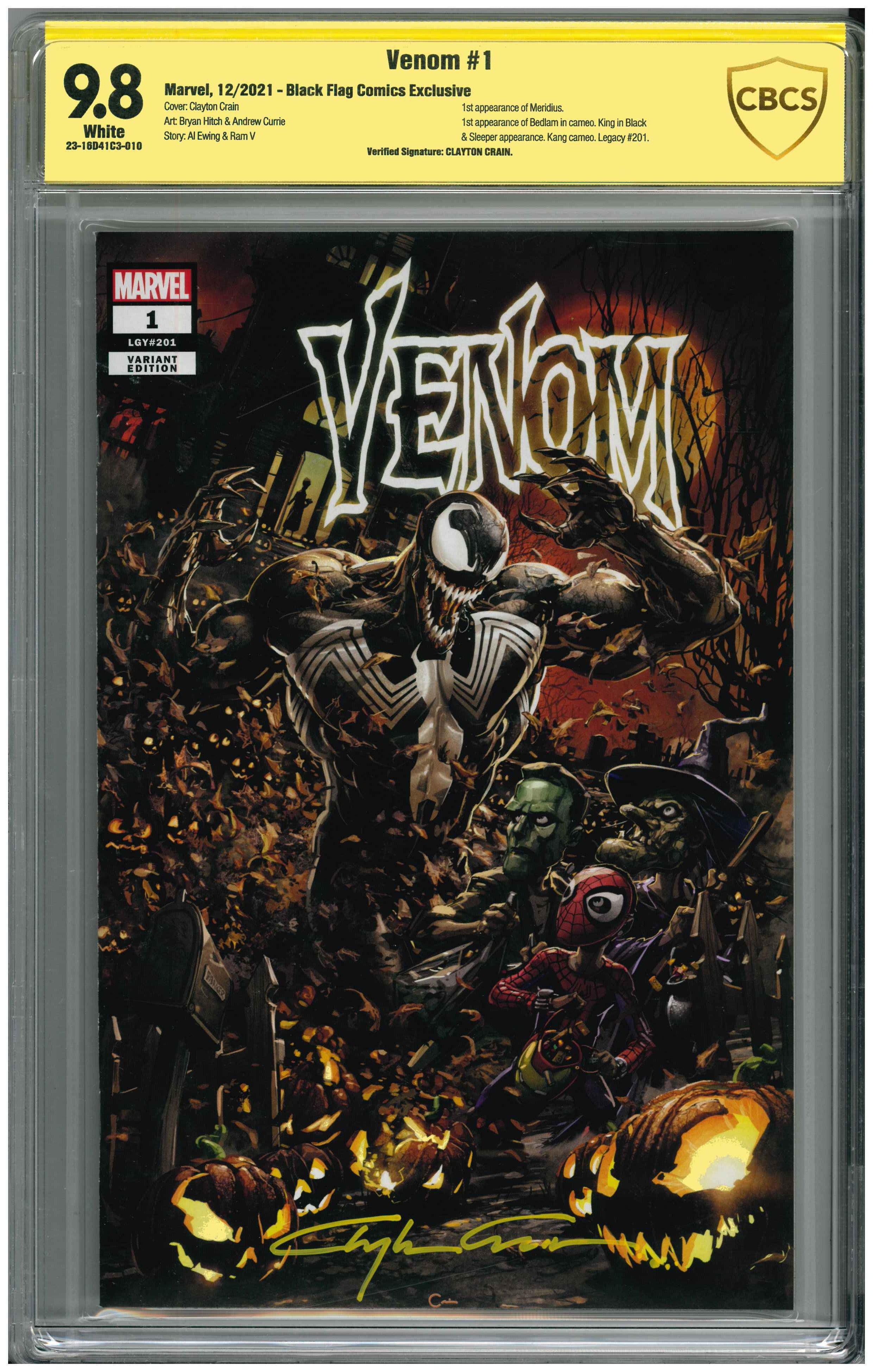 Venom #1 | Unterschrieben von Clayton Crain