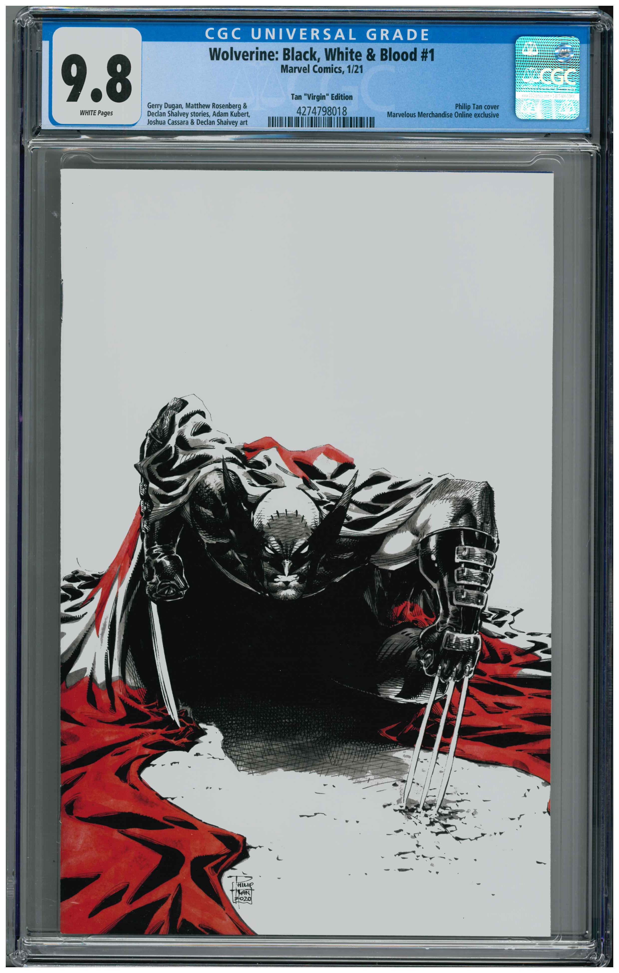 Wolverine: Black, White & Blood #1