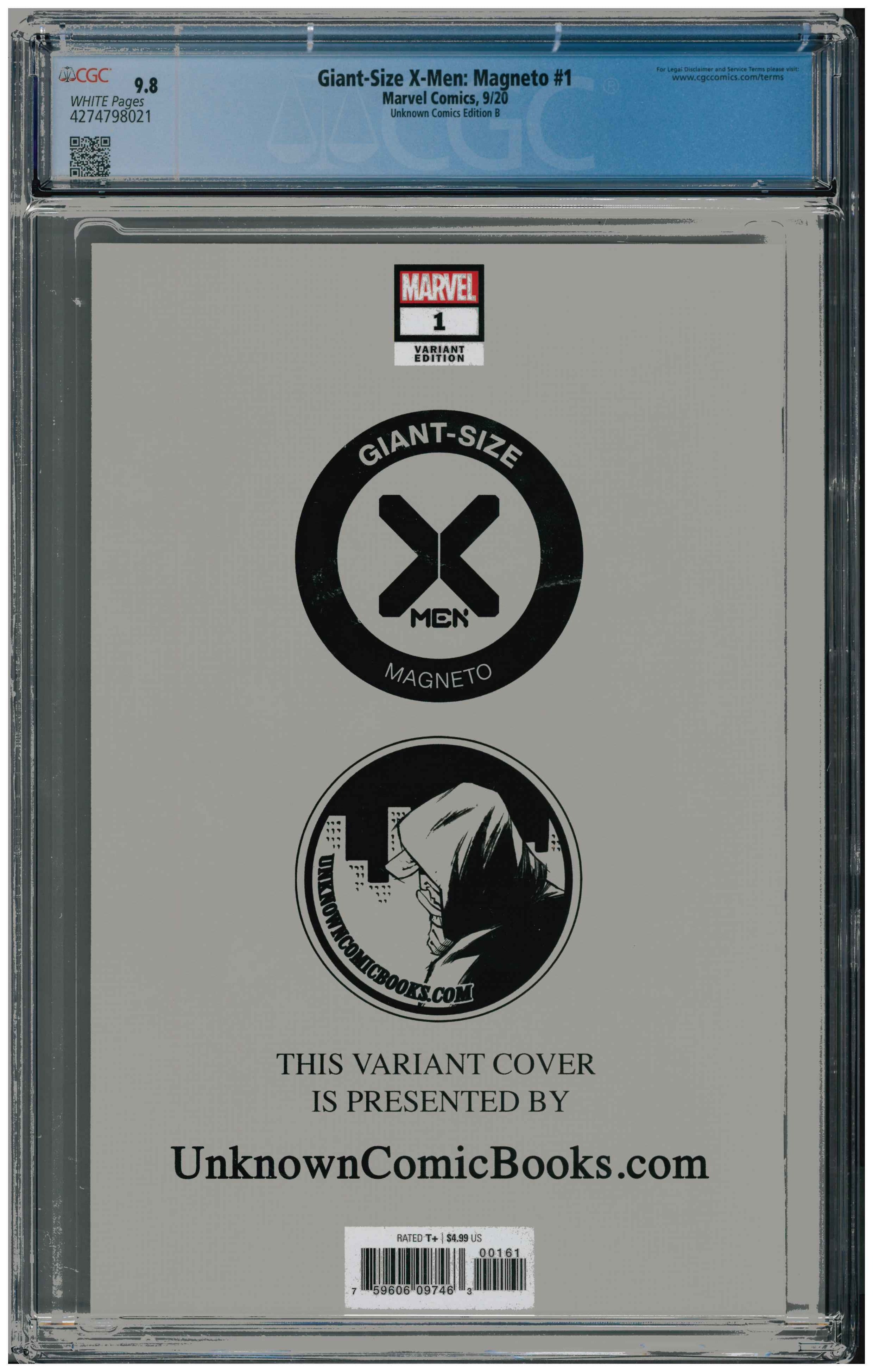 Giant Size X-Men: Magneto #1 Rückseite