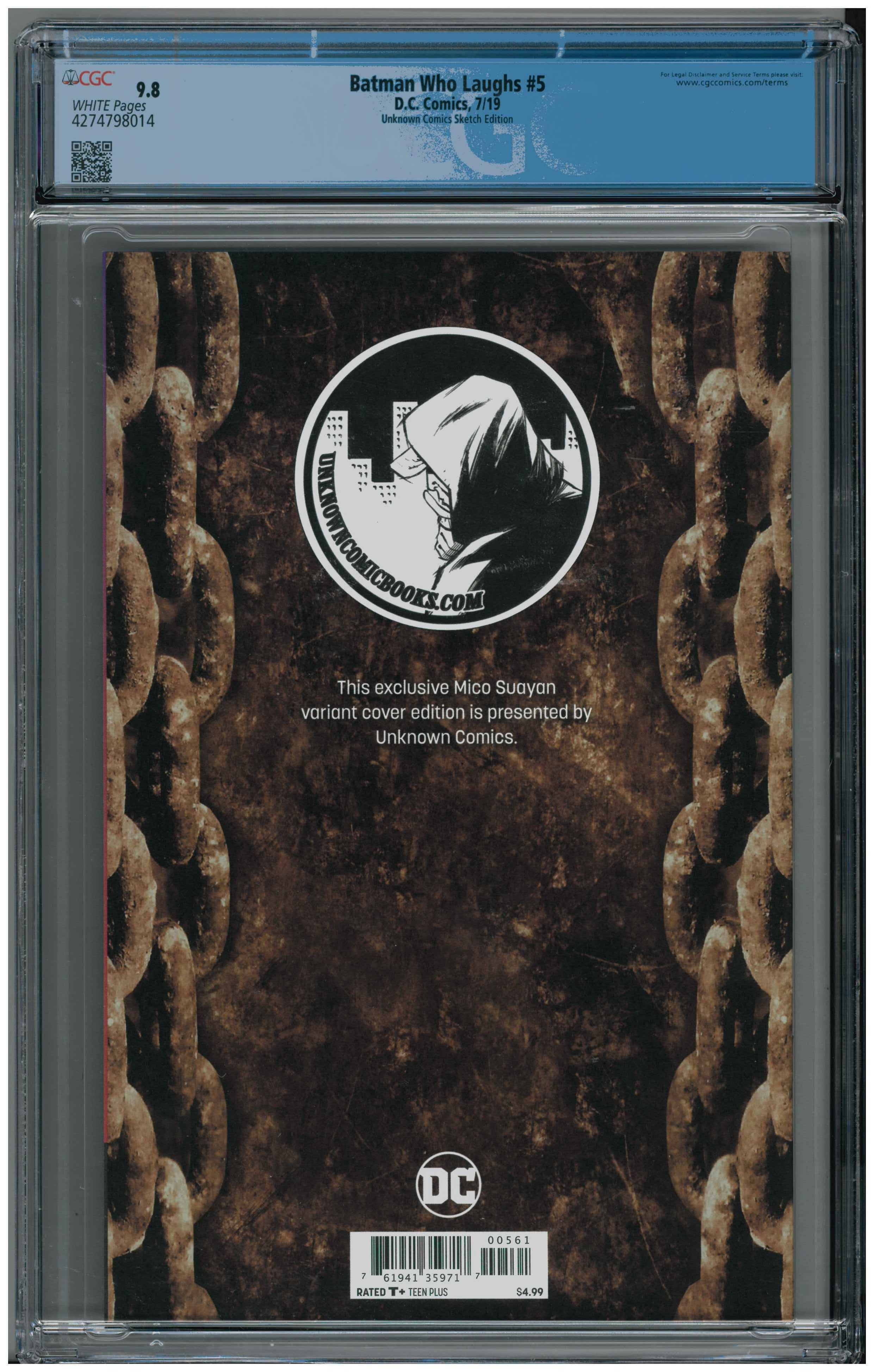 Batman Who Laughs #5 Rückseite