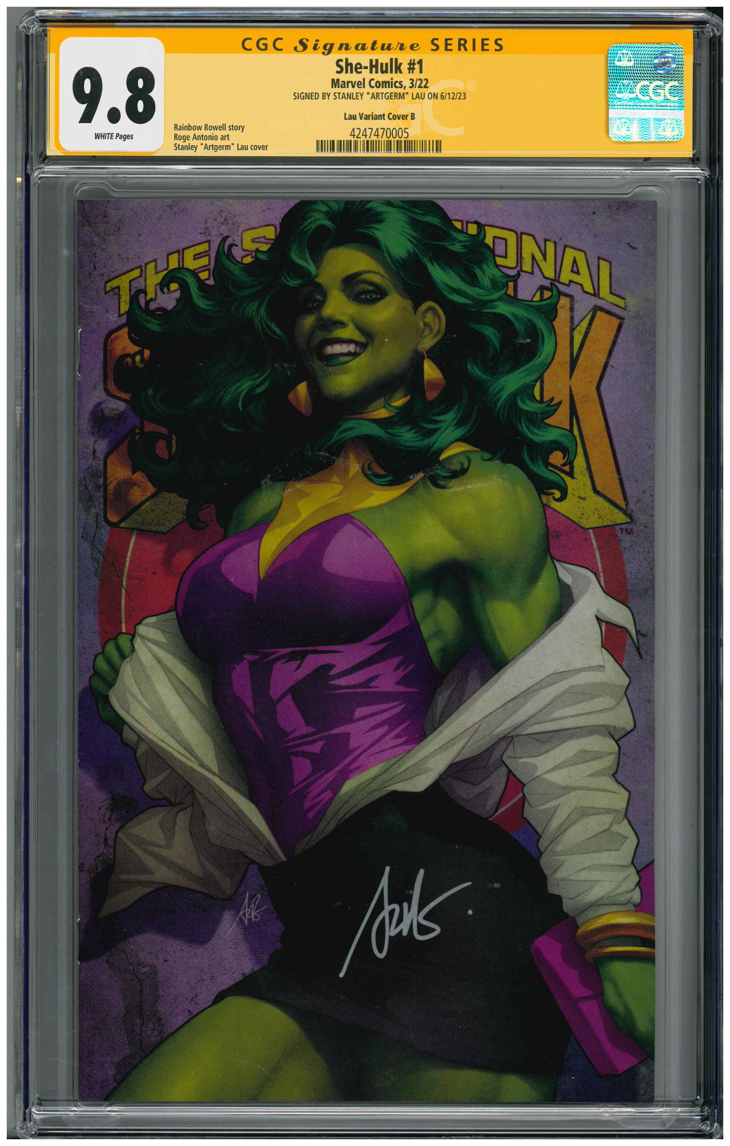She-Hulk #1 | Unterschrieben von Artgerm