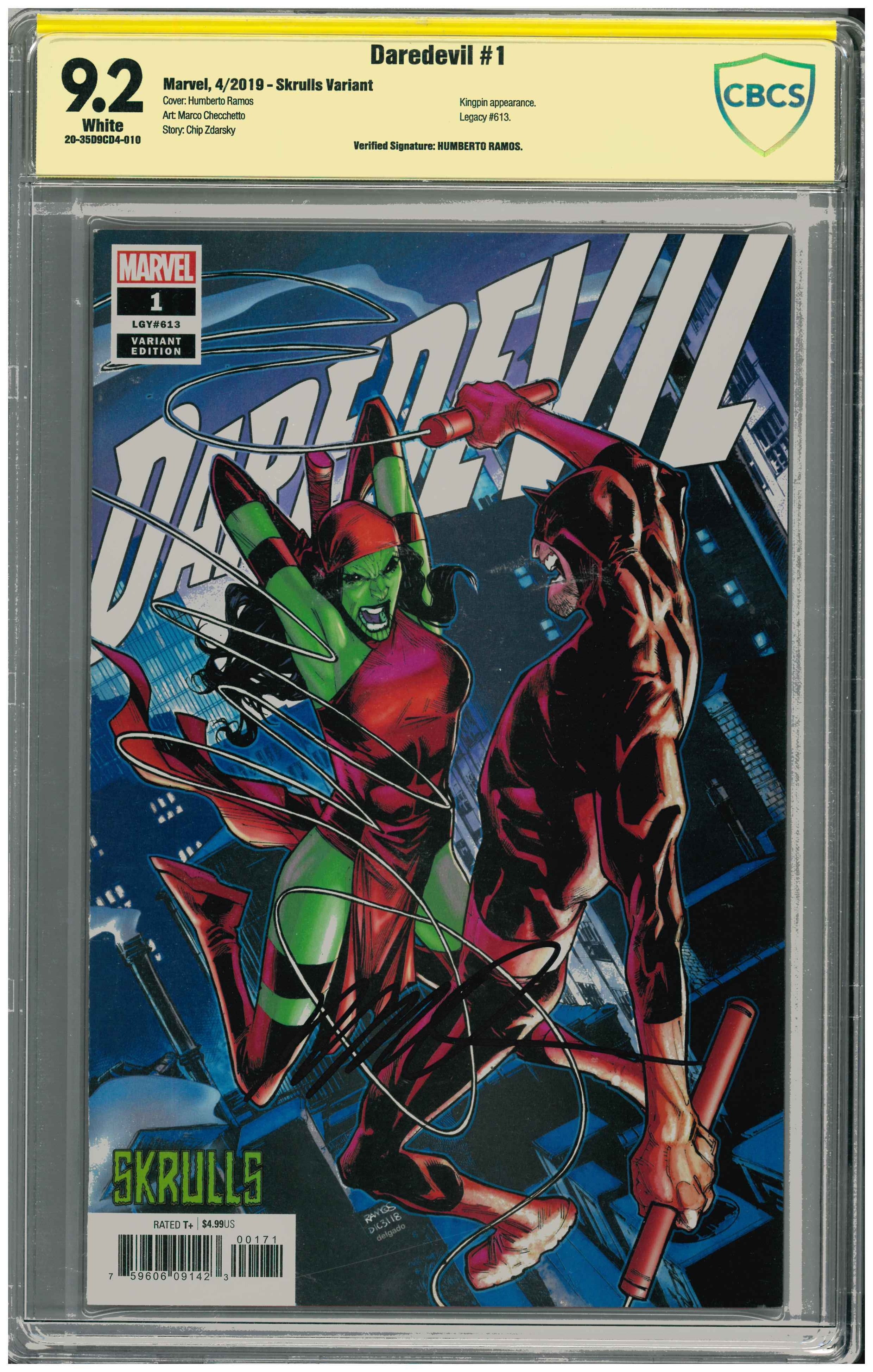 Daredevil #1 | Unterschrieben von Humberto Ramos