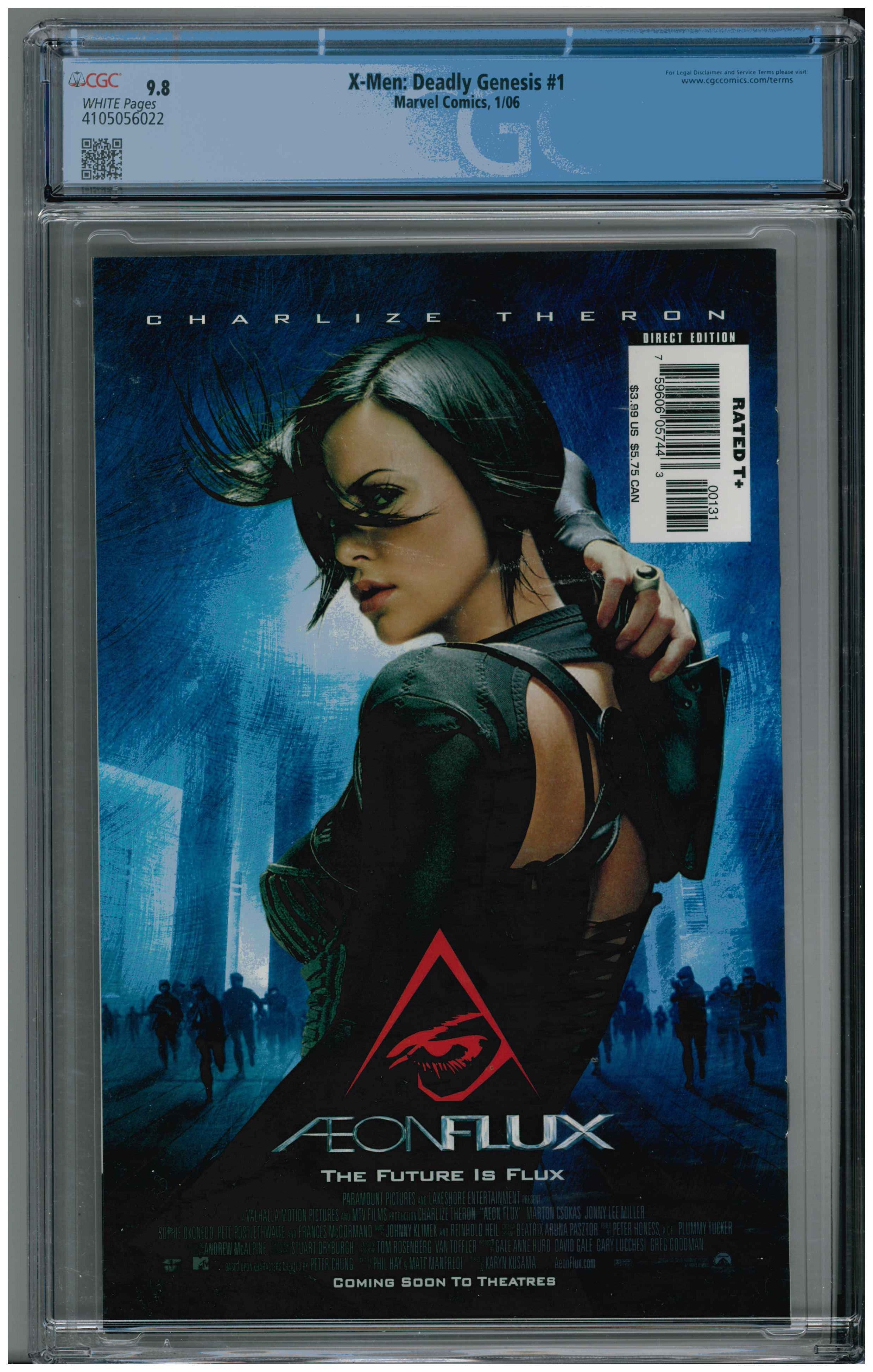 X-Men: Deadly Genesis #1 Rückseite