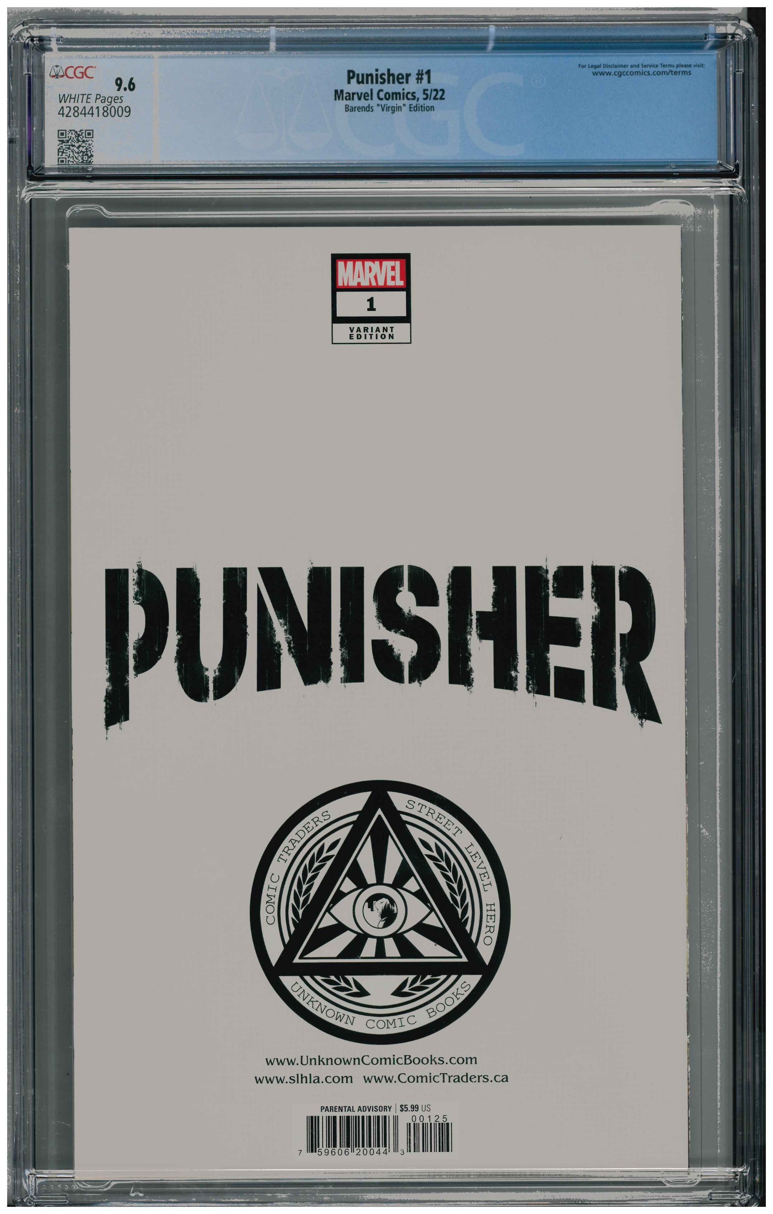 Punisher #1 Rückseite
