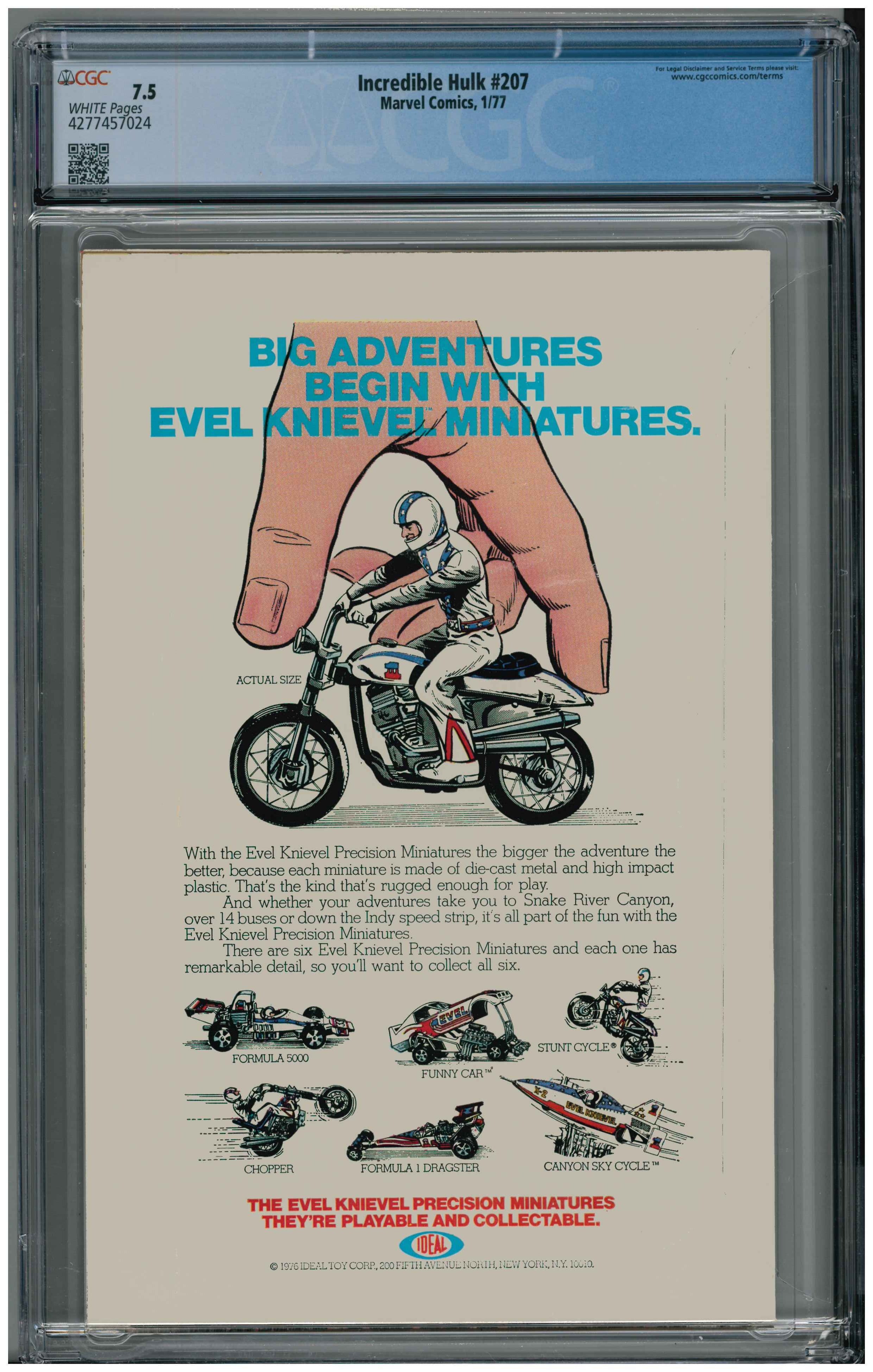 Incredible Hulk #207 Rückseite