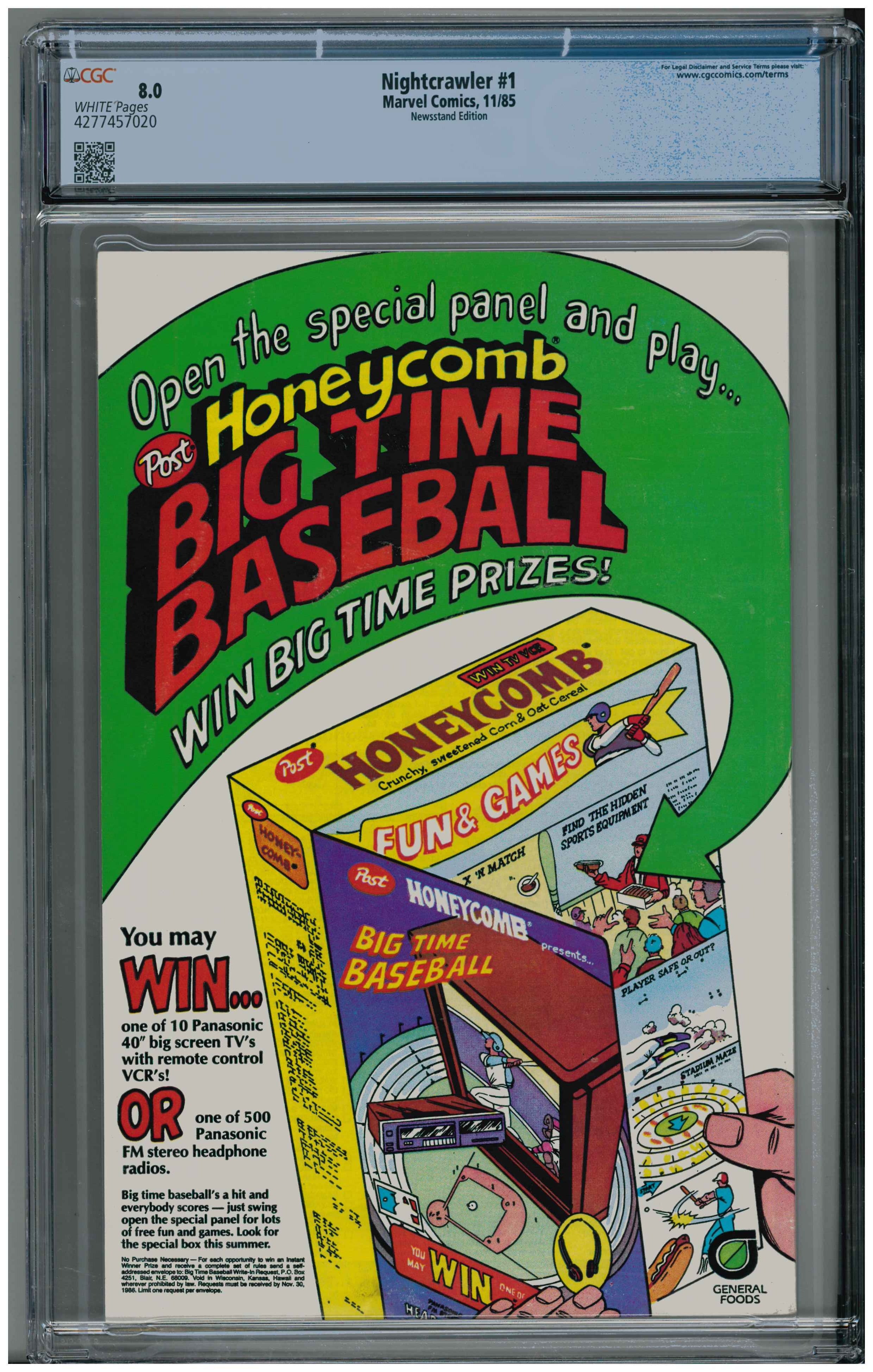 Nightcrawler #1 Rückseite