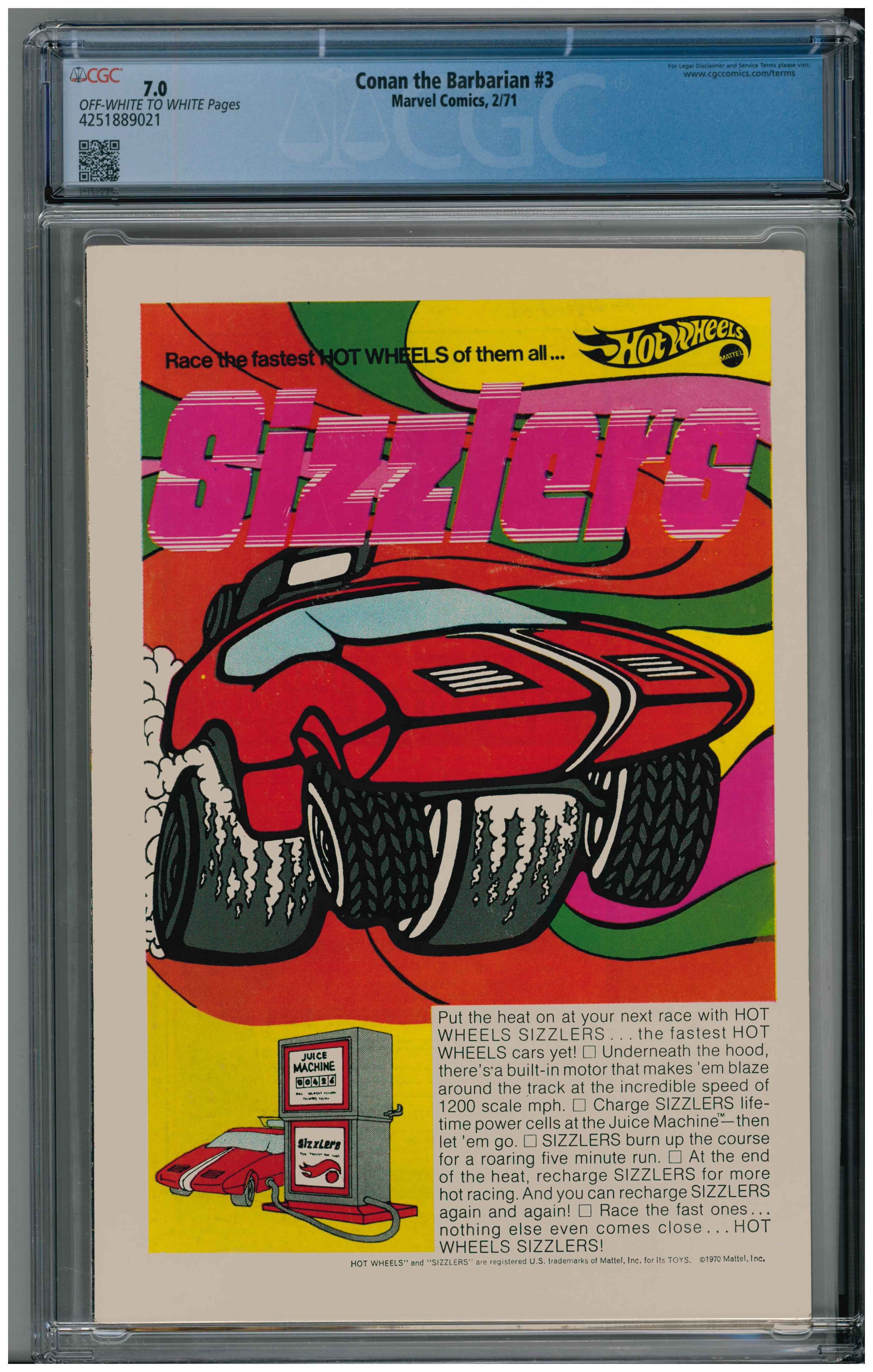 Conan the Barbarian #3 Rückseite