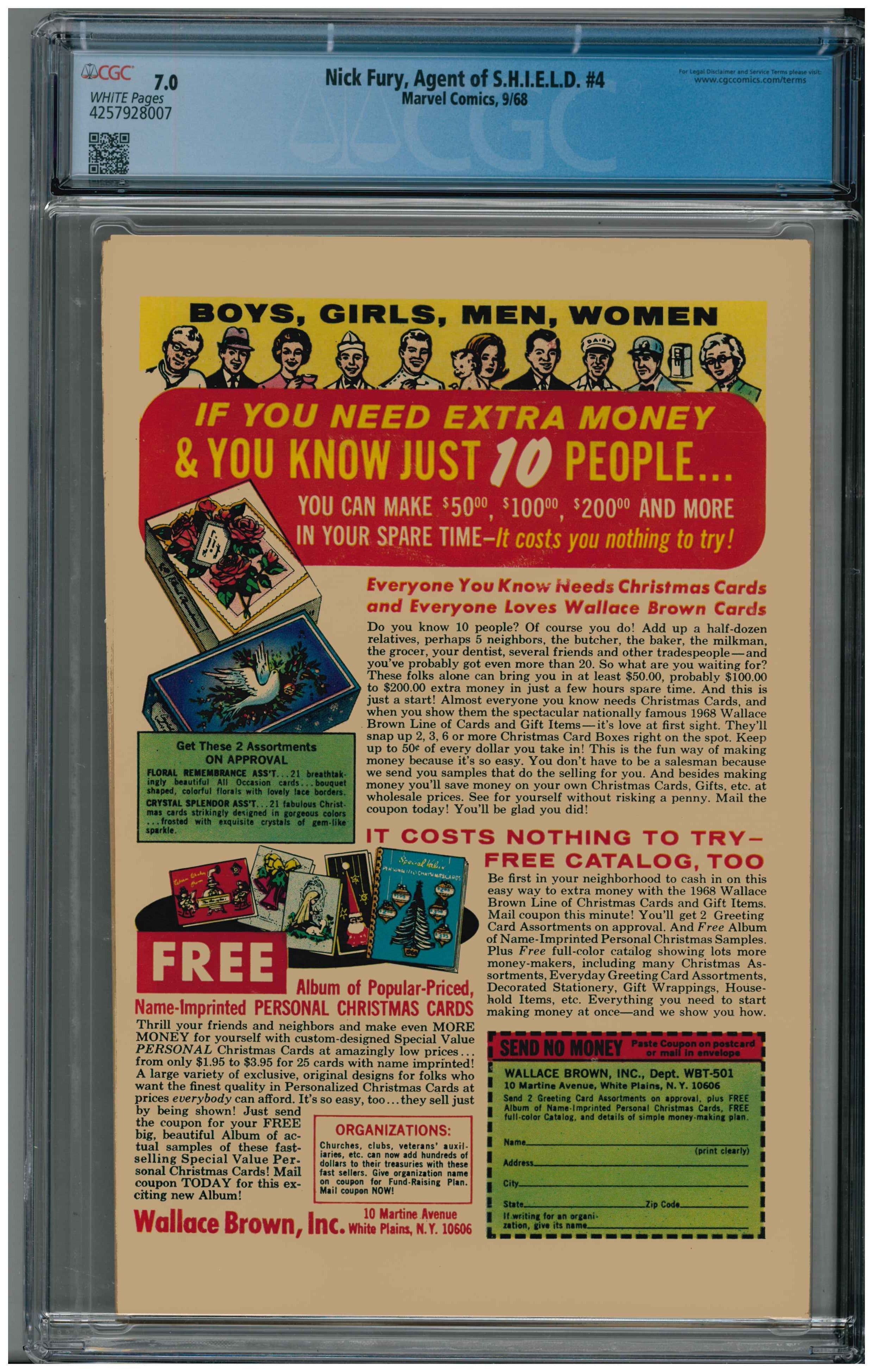 Nick Fury, Agent of S.H.I.E.L.D. #4 RÜckseite