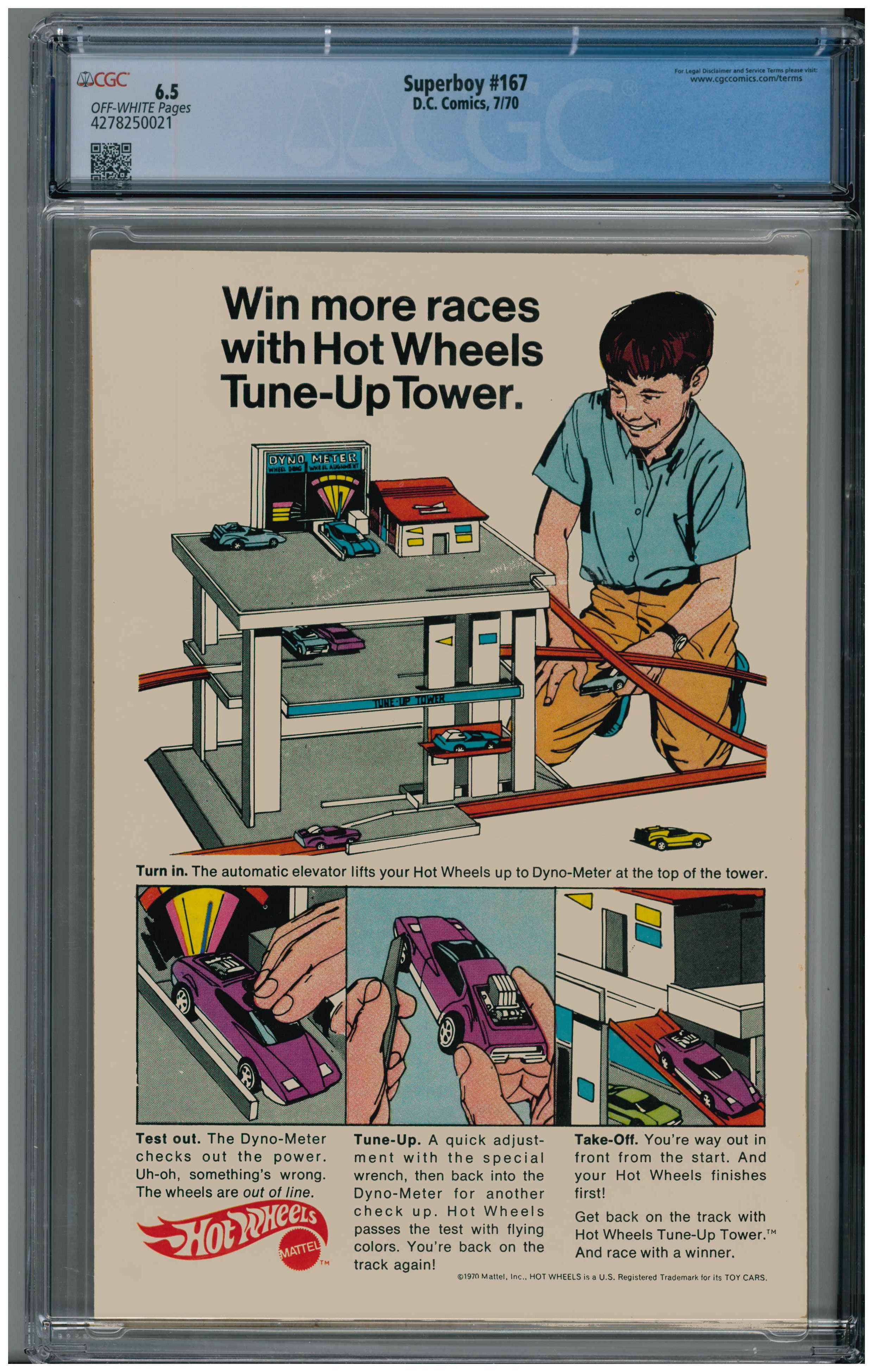 Superboy #167 Rückseite