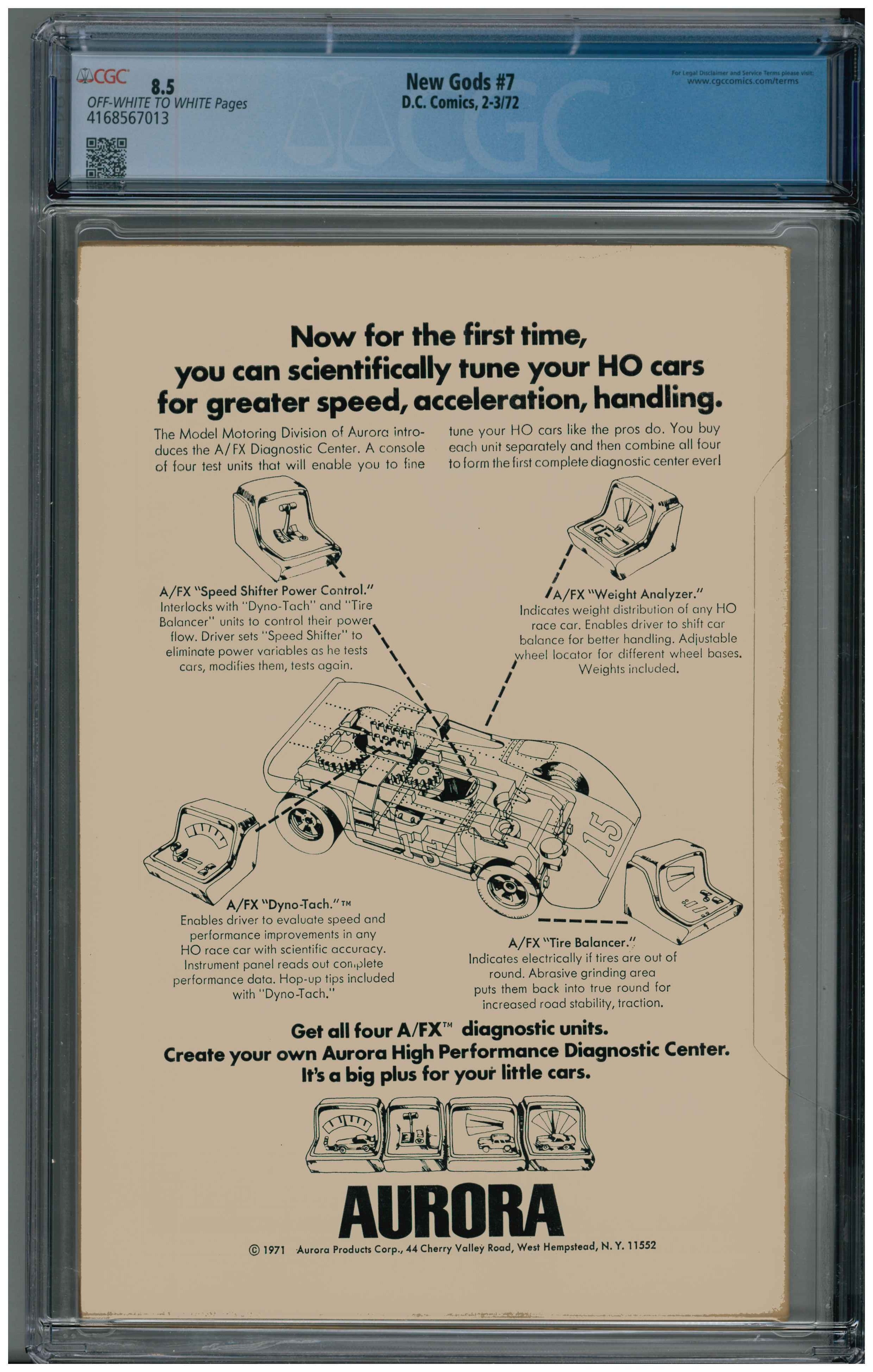 New Gods #7 Rückseite