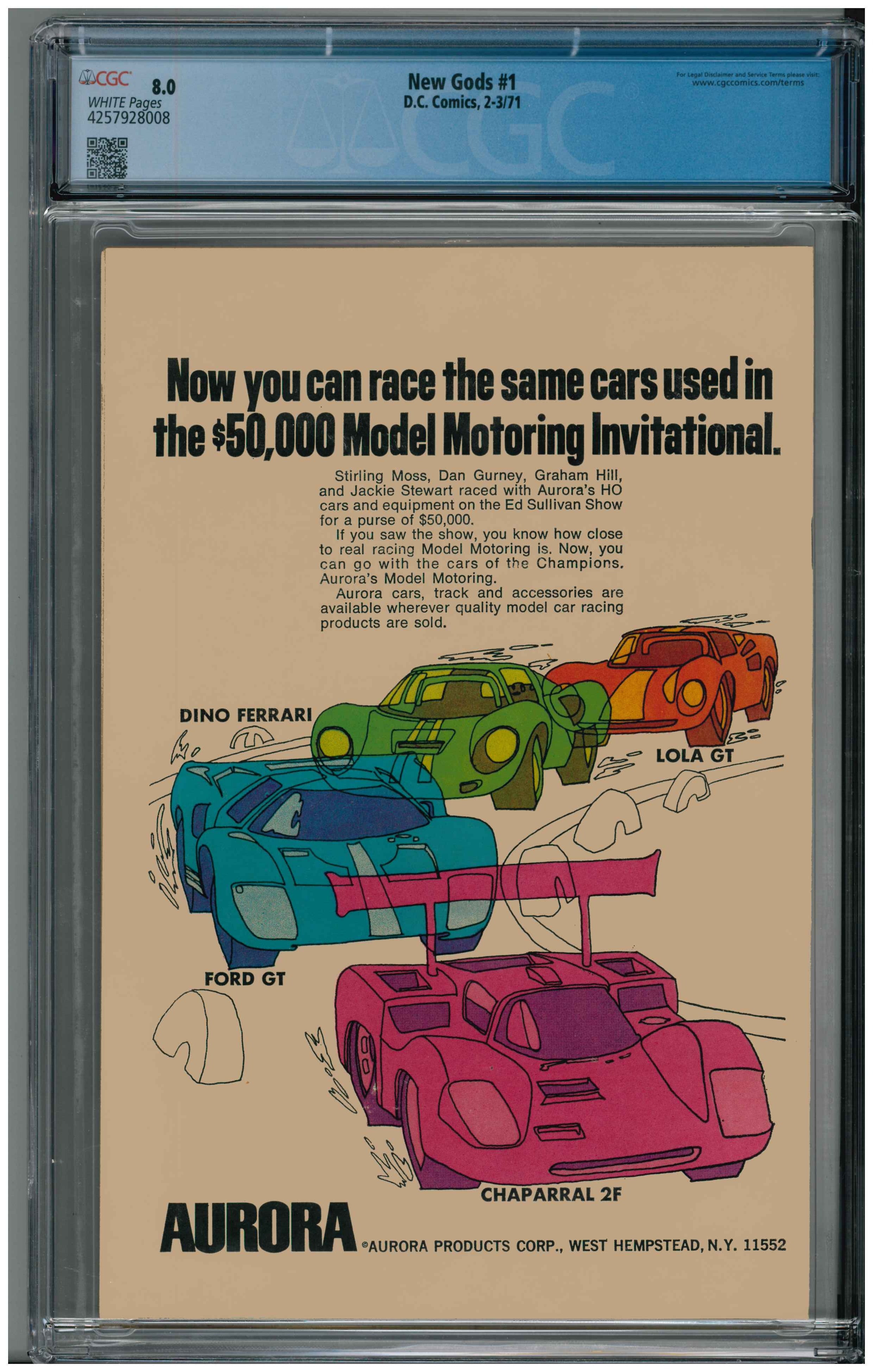 New Gods #1 Rückseite