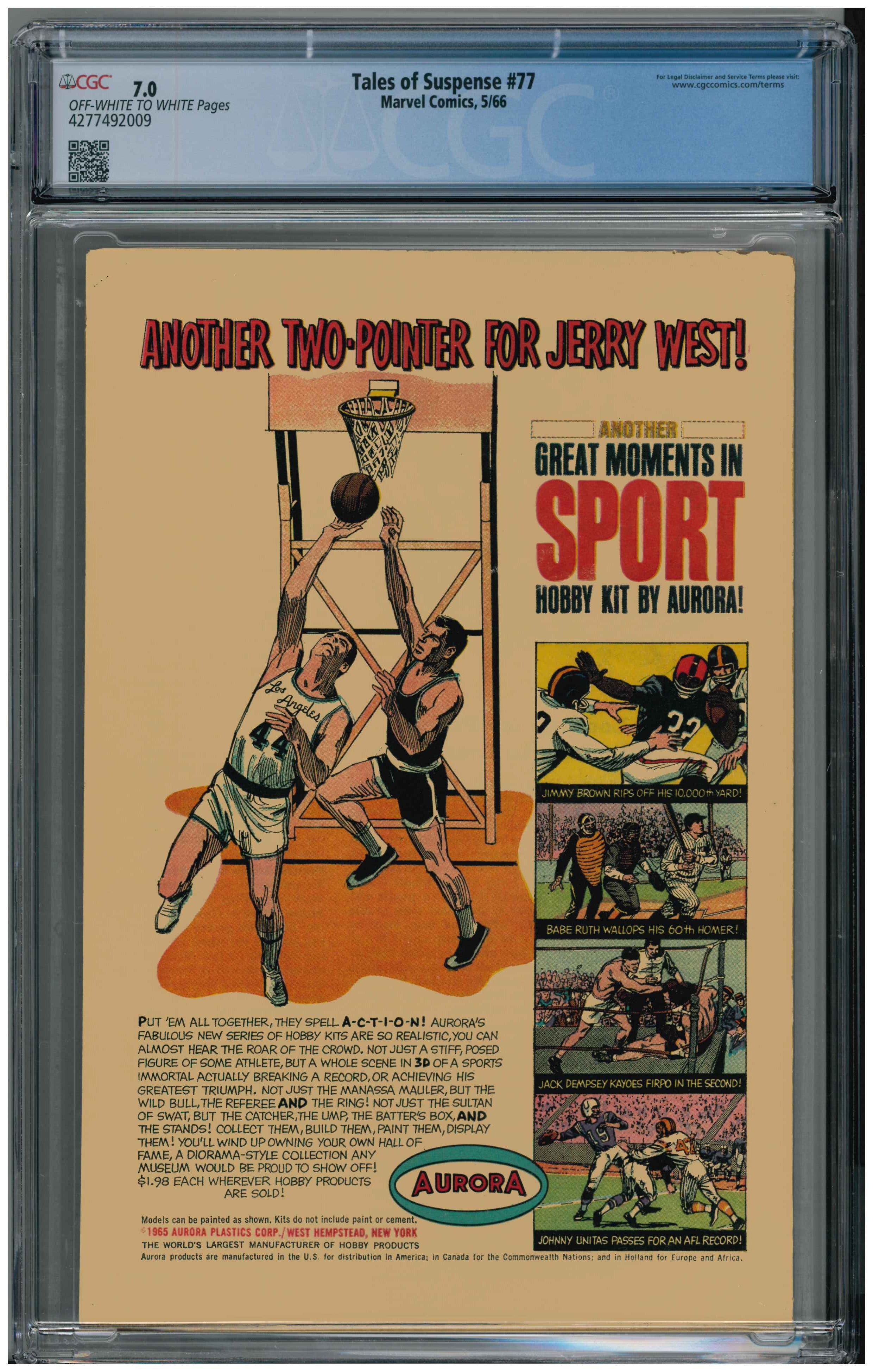 Tales to Astonish #77 Rückseite