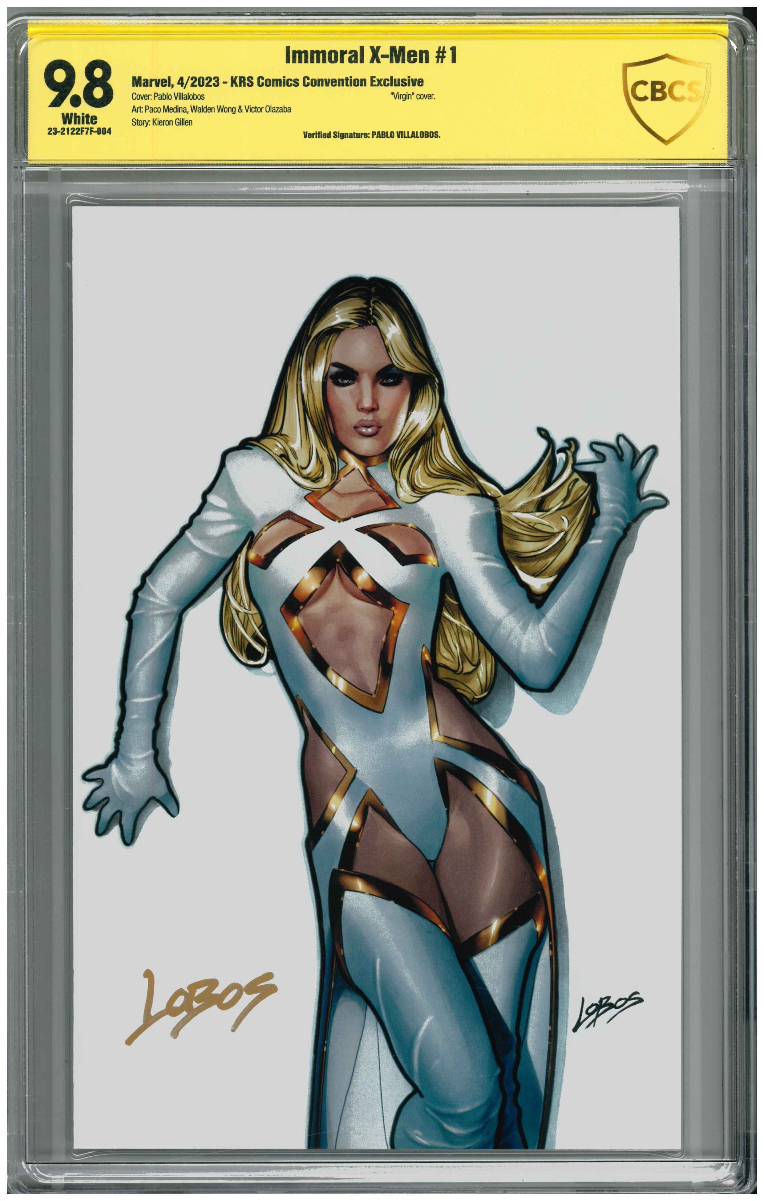 Imoortal X-Men #1 | Unterschrieben von Pablo Villalobos