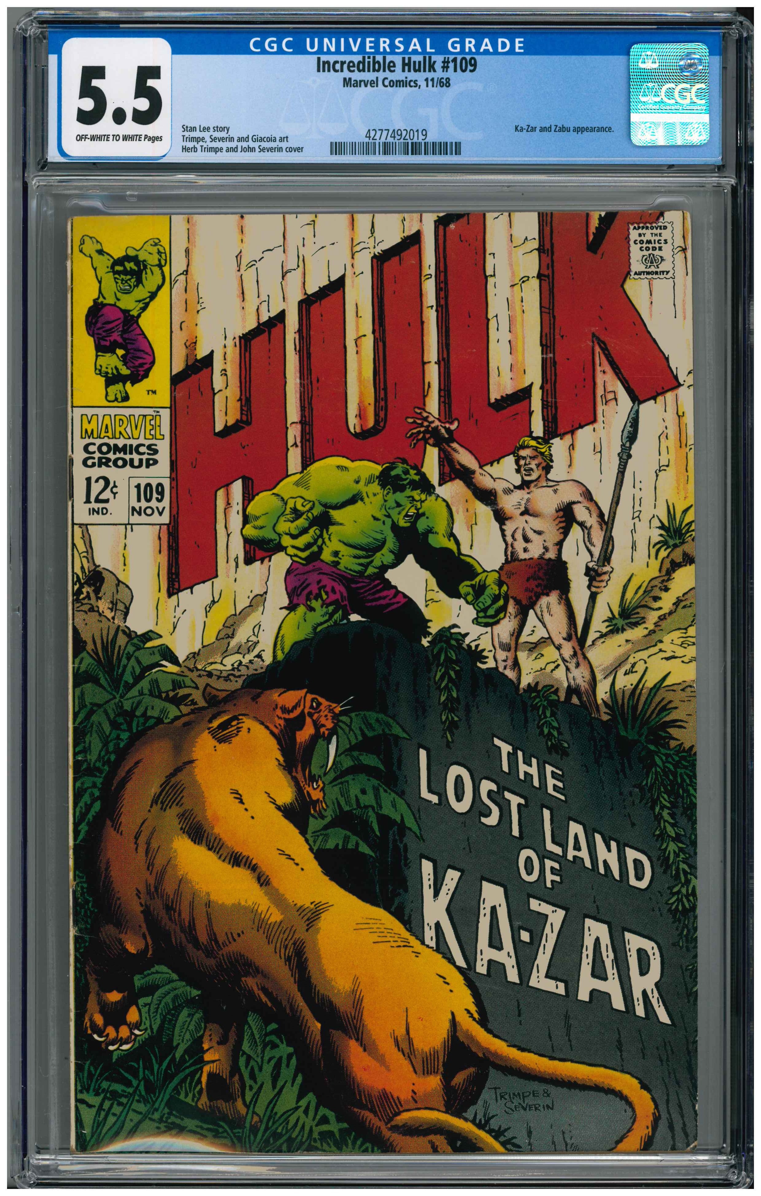 Incredible Hulk #109