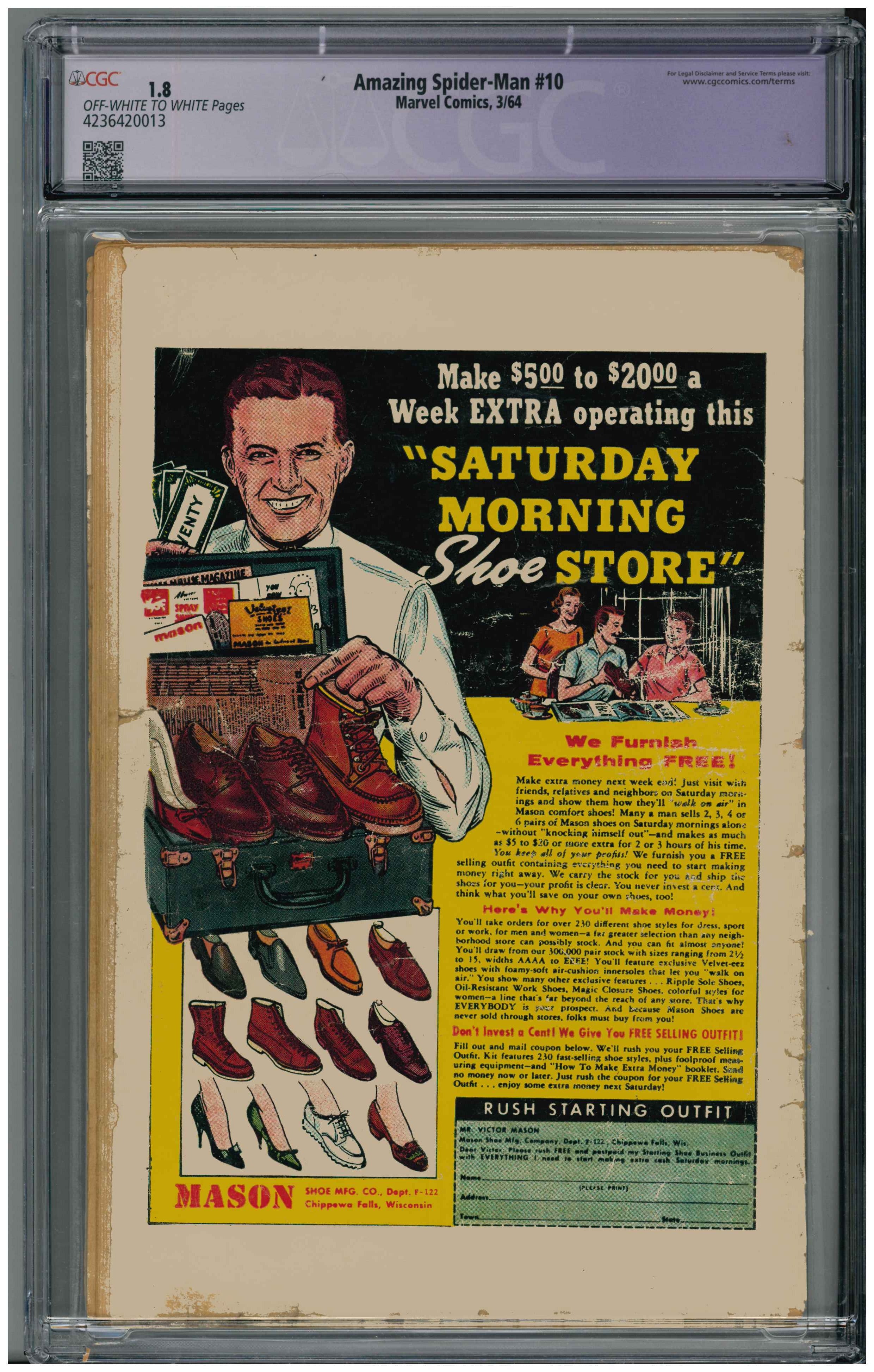 Amazing Spider-Man #10 Rückseite