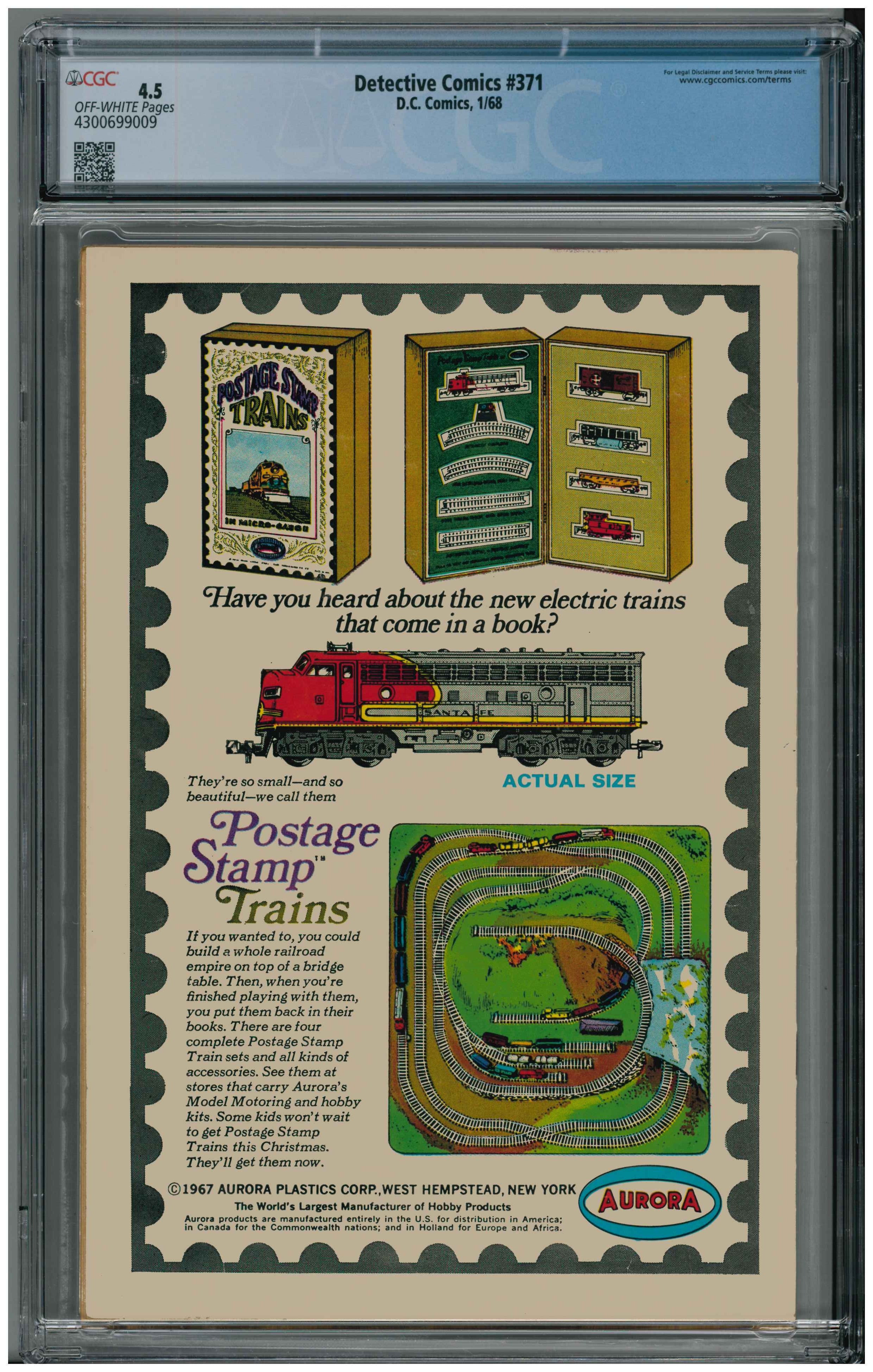 Detective Comics #371 Rückseite