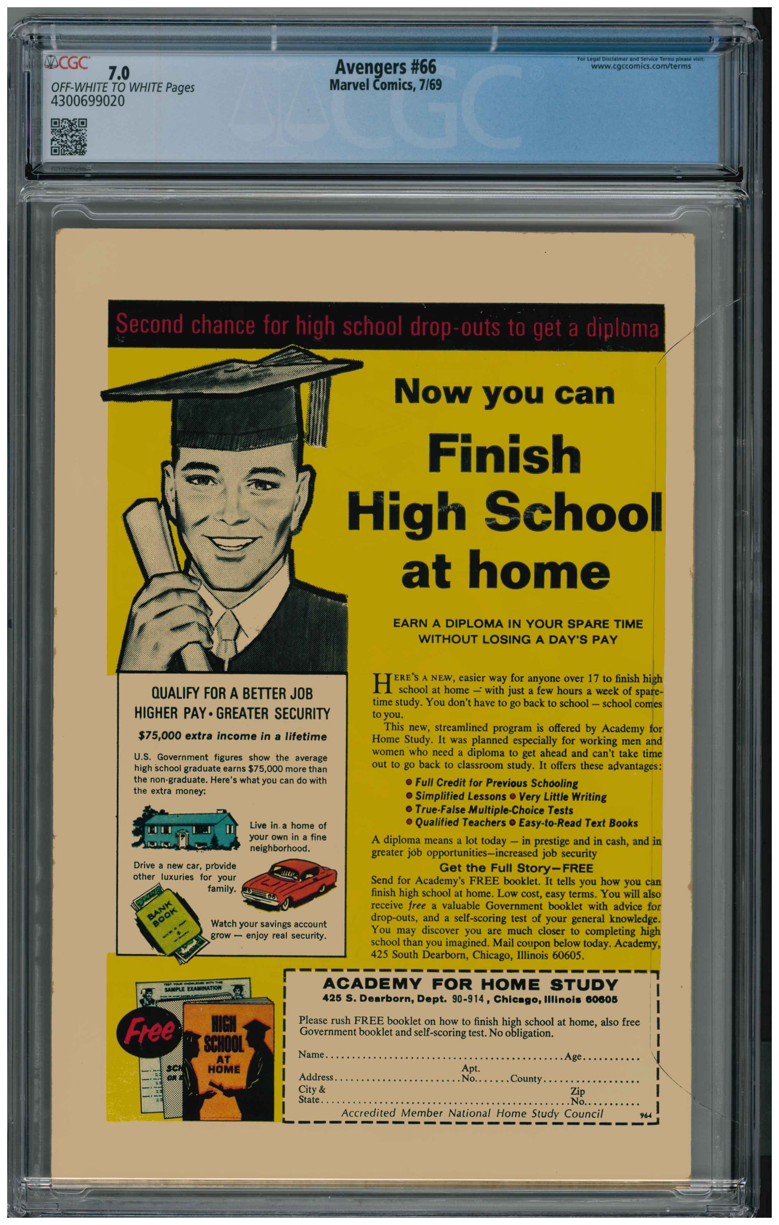 Avengers #66 Rücksiete