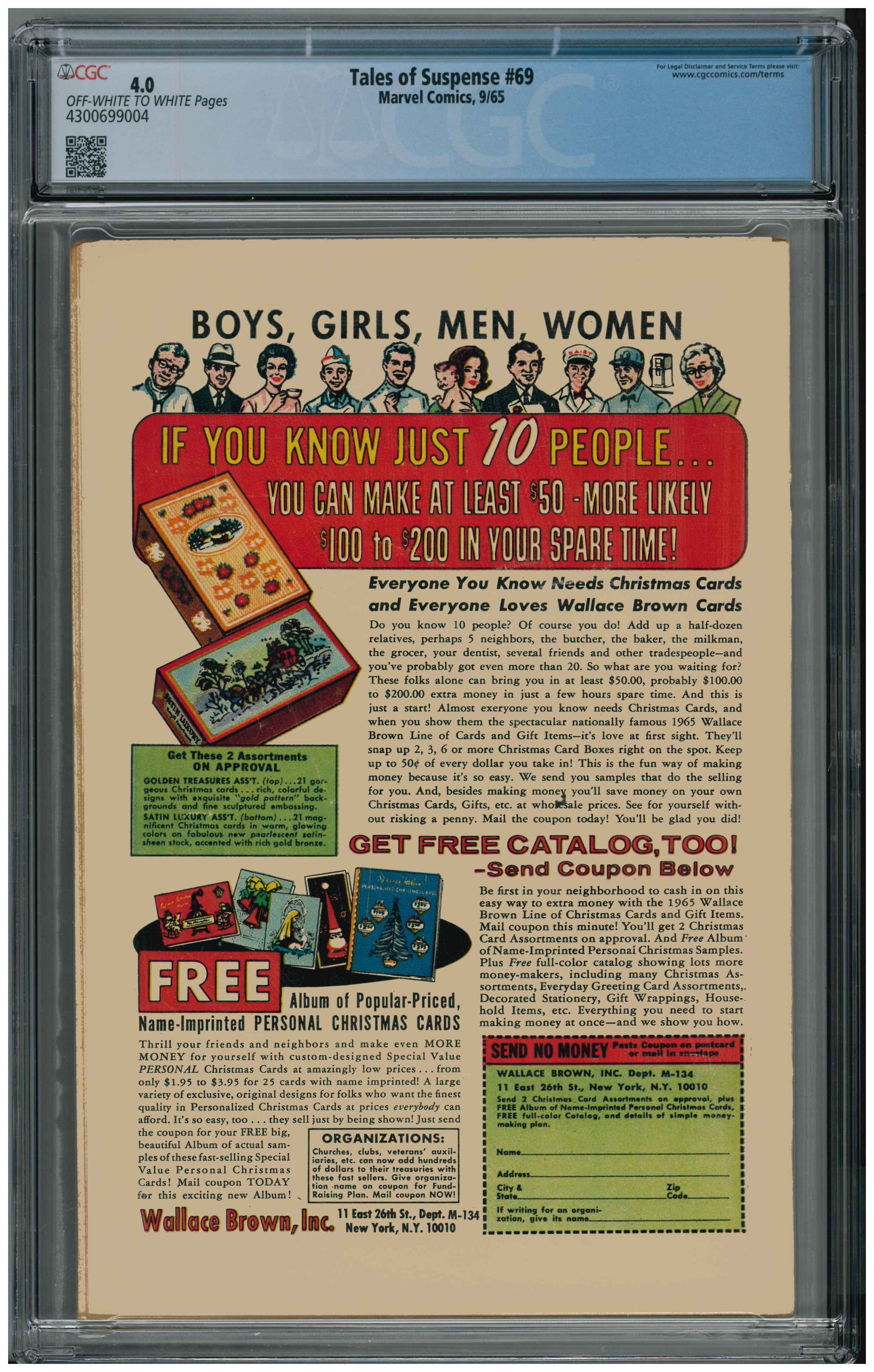 Tales of Suspense #69 Rückseite