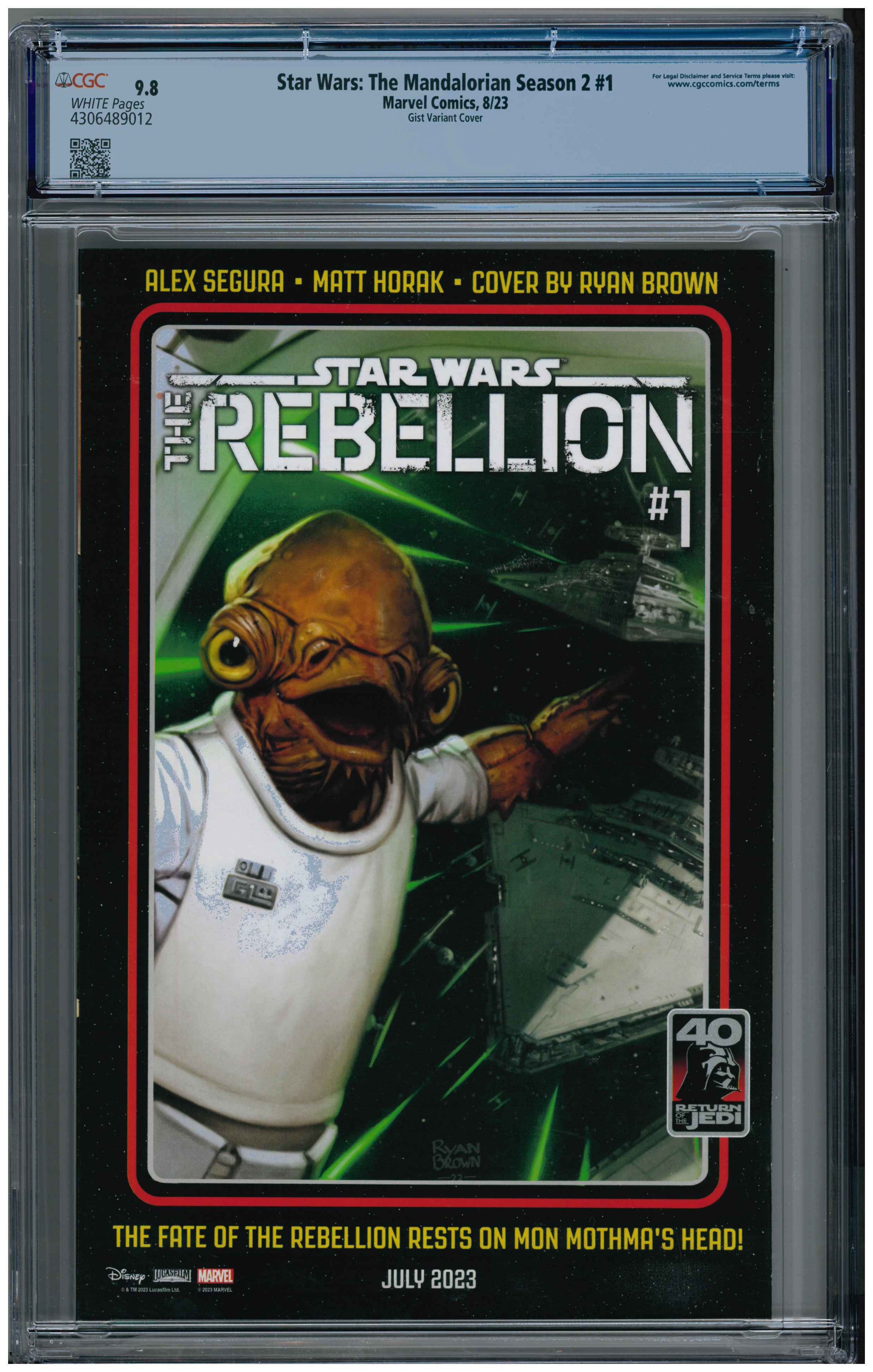 Star Wars: The Mandalorian Season 2 #1 Rückseite
