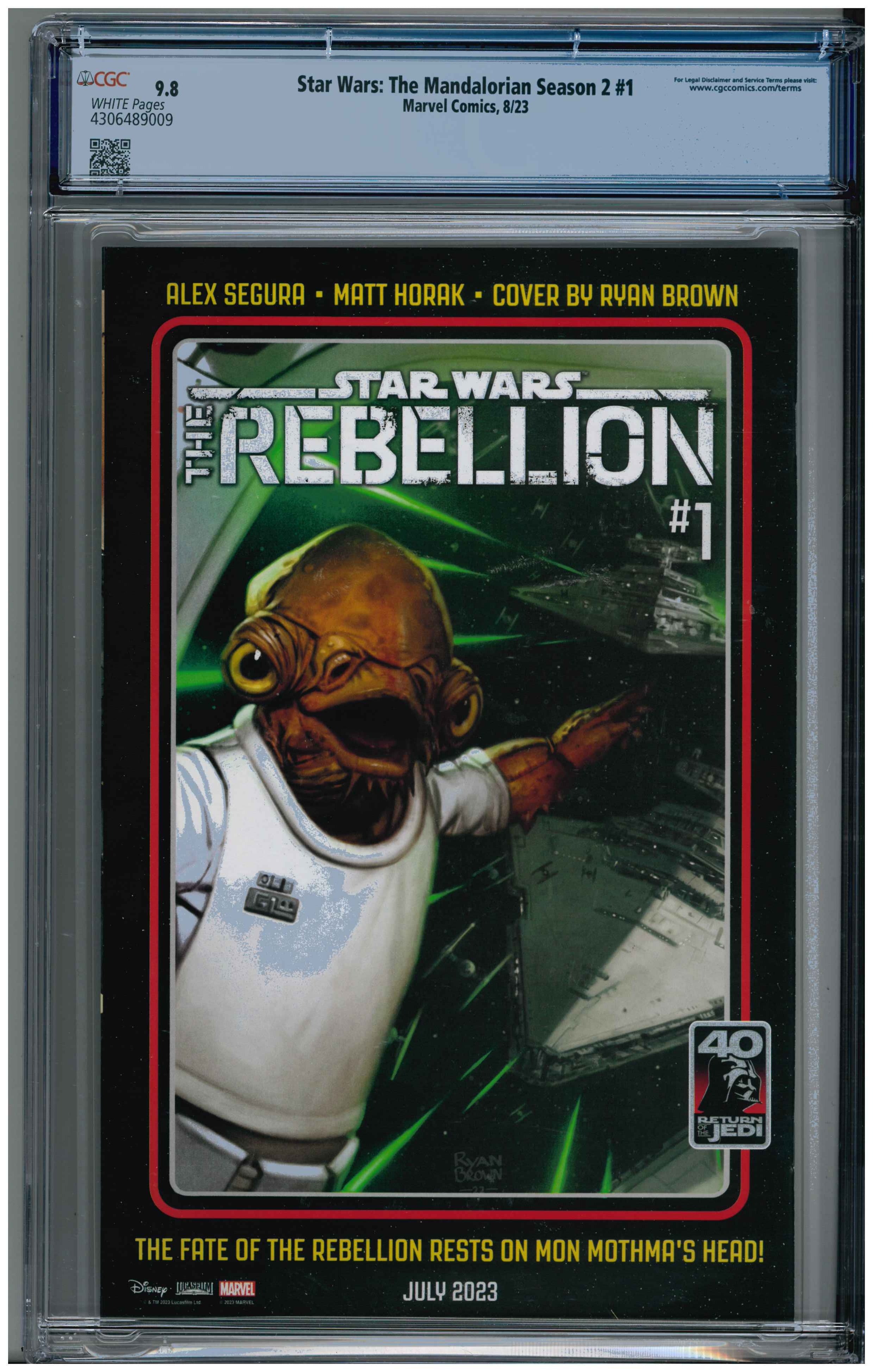 Star Wars: The Mandalorian Season 2 #1 Rückseite