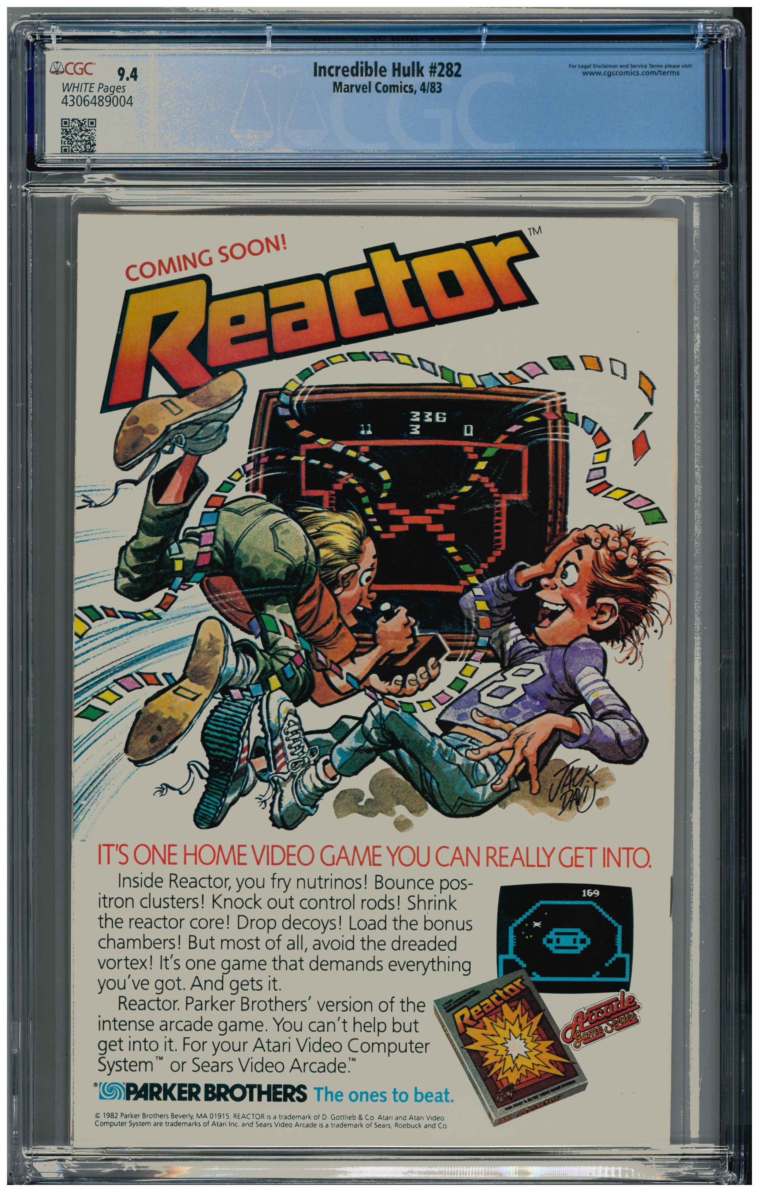 Incredible Hulk #282 Rückseite