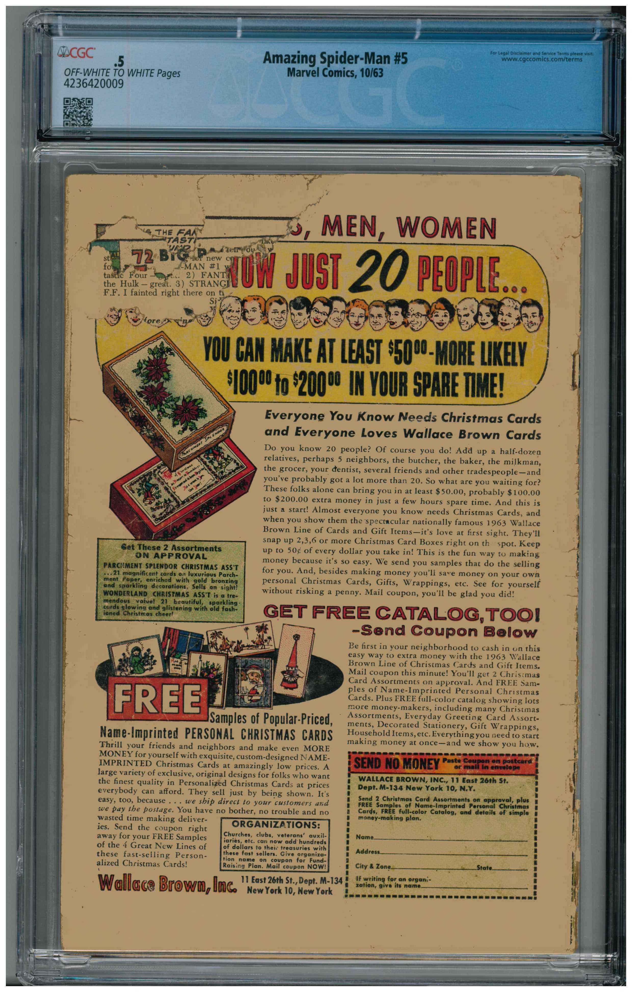 Amazing Spider-Man #5 Rückseite