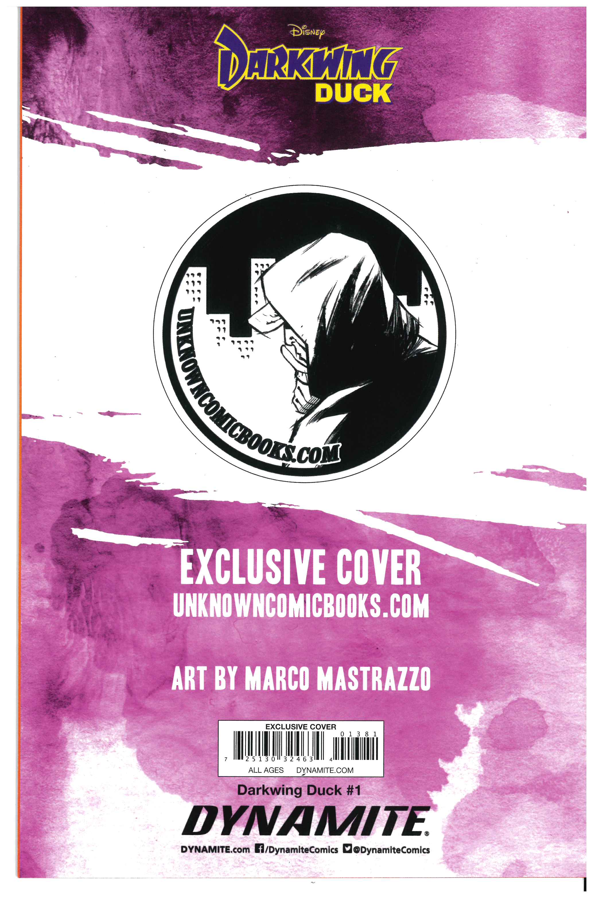 Darkwing Duck #1 Rückseite