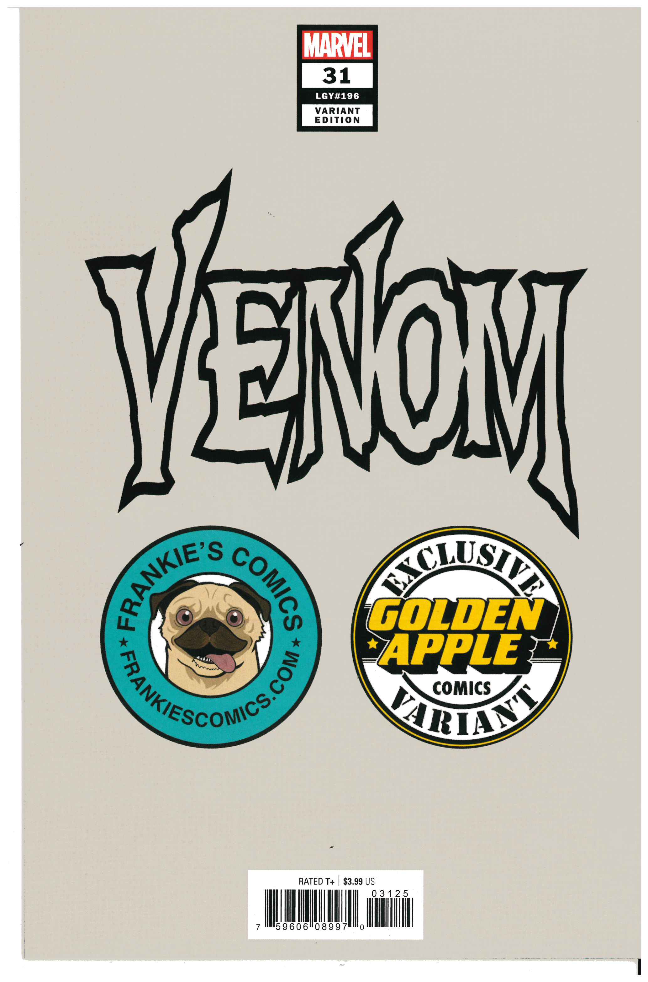 Venom #31 Rückseite