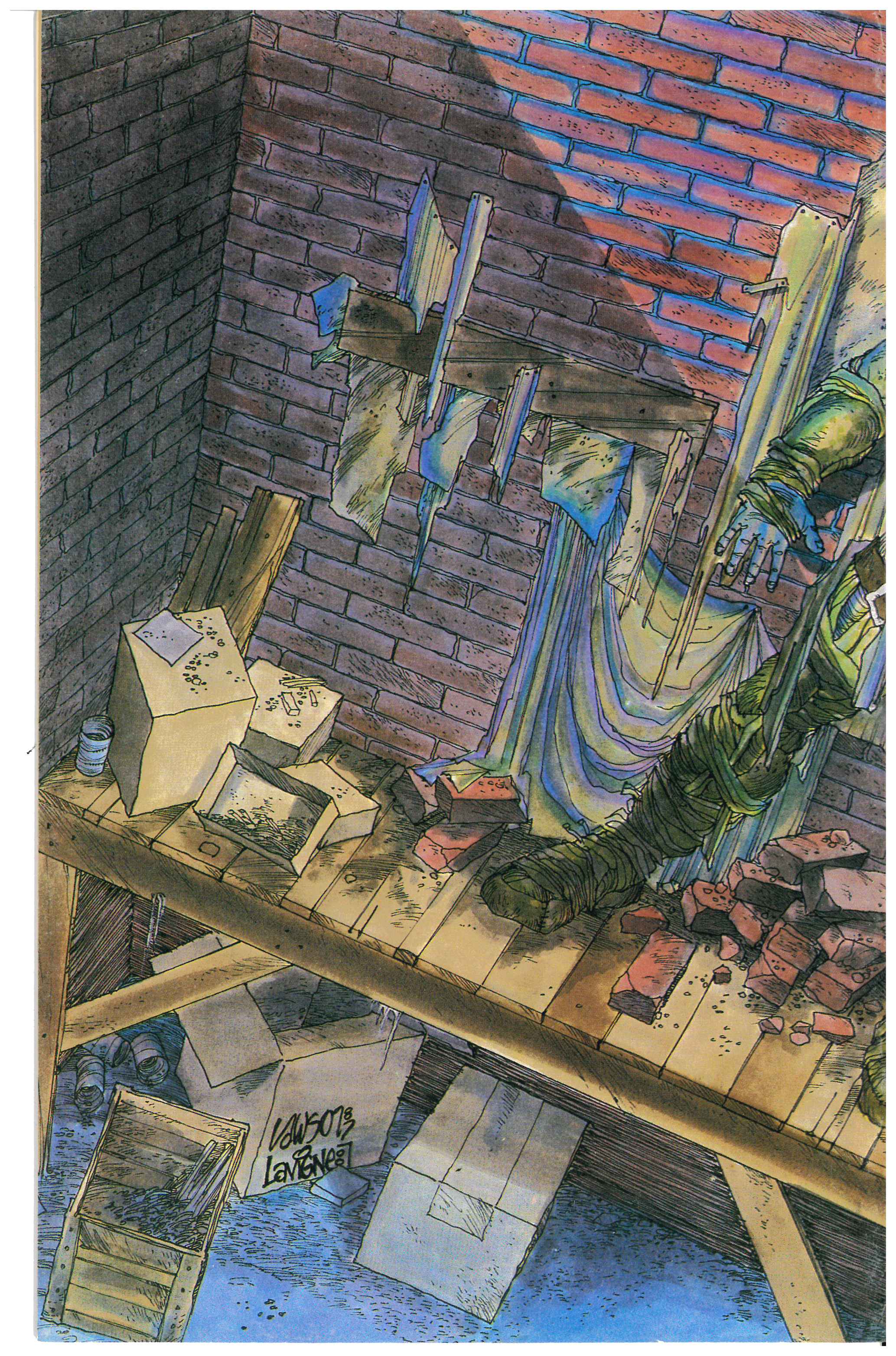 Tales of the Teenage Mutant Ninja Turtles #4 Rückseite