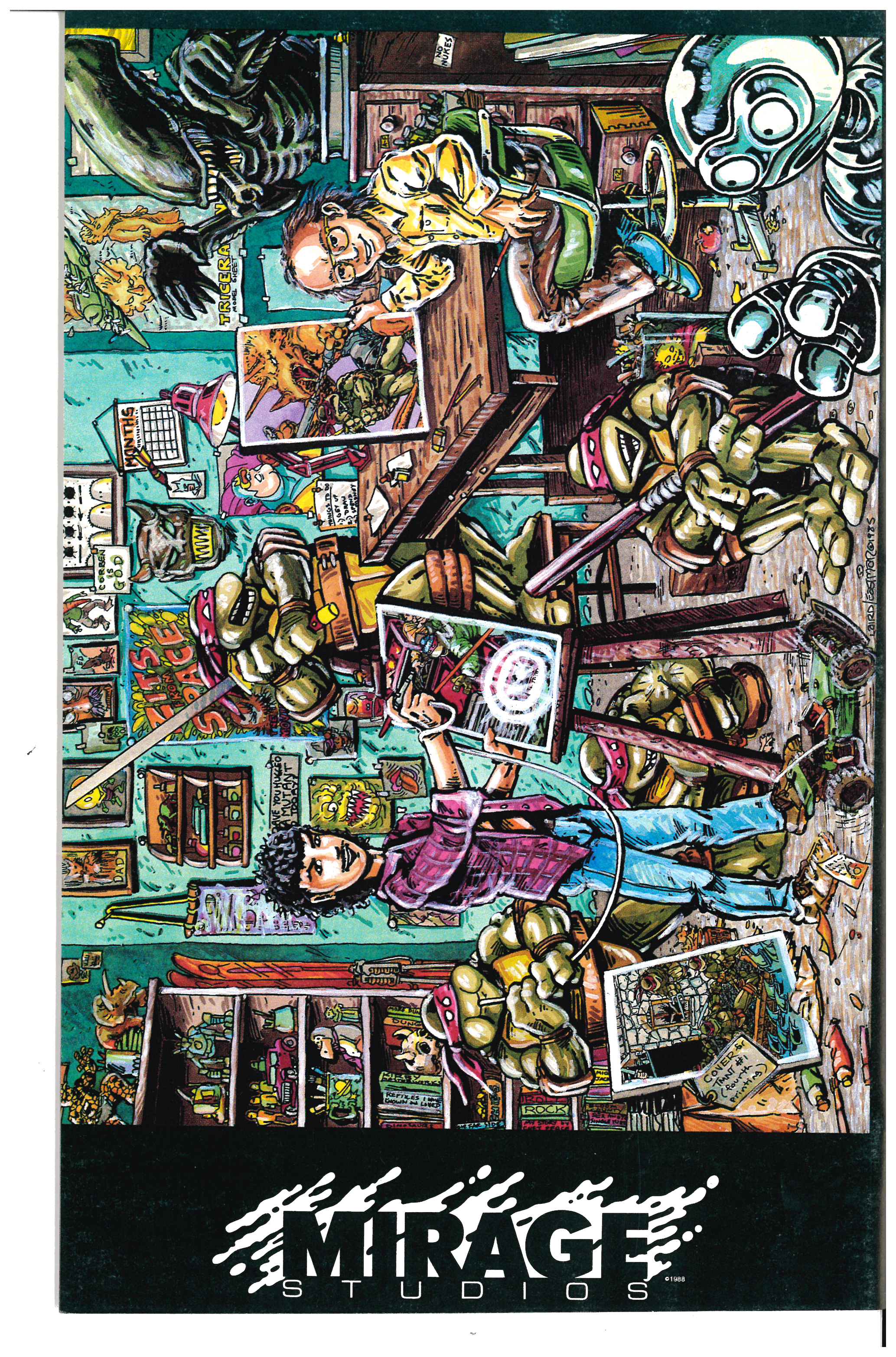 Teenage Mutant Ninja Turtles #15 Rückseite