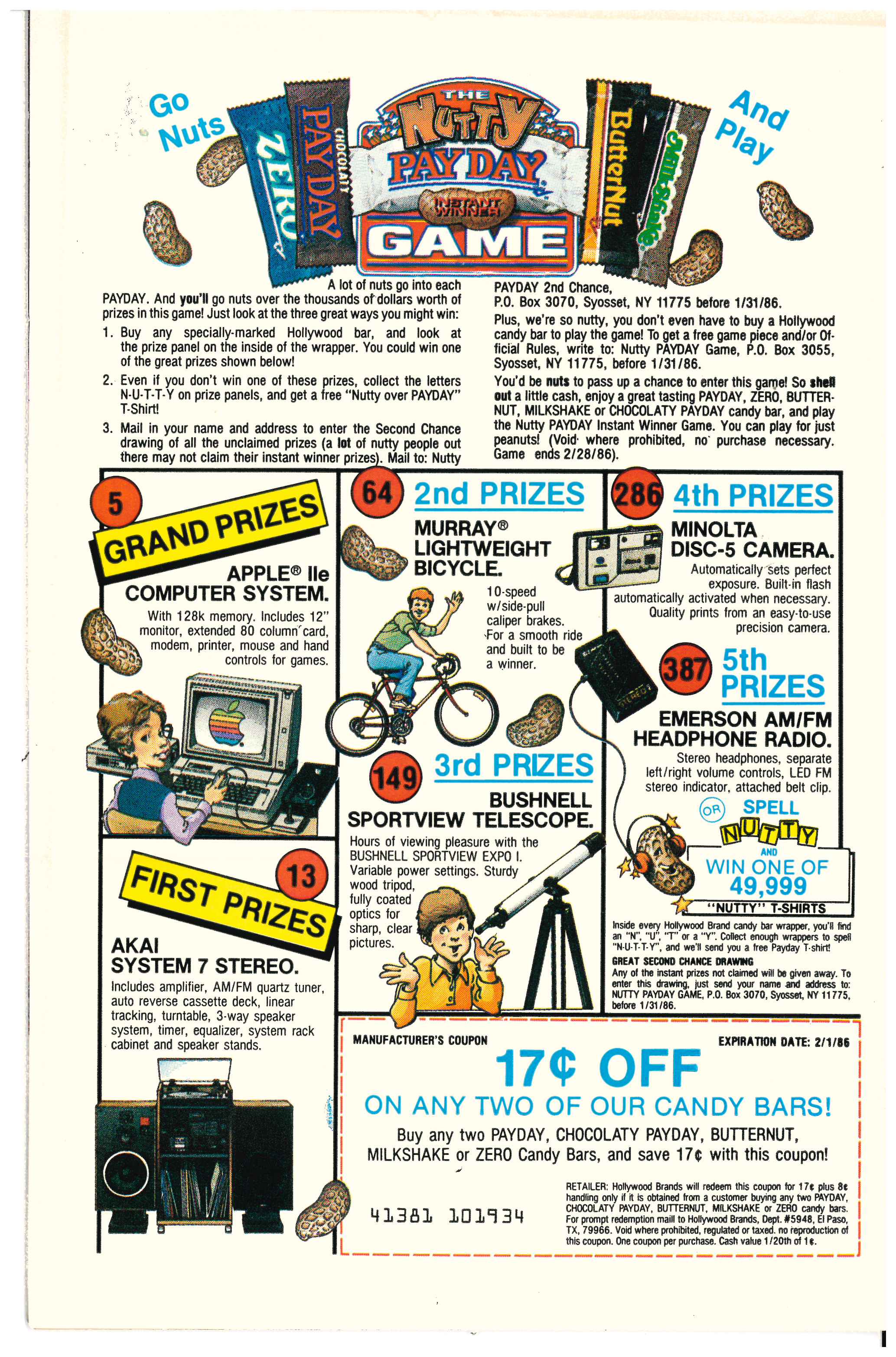 Uncanny X-Men #196 RÜckseite