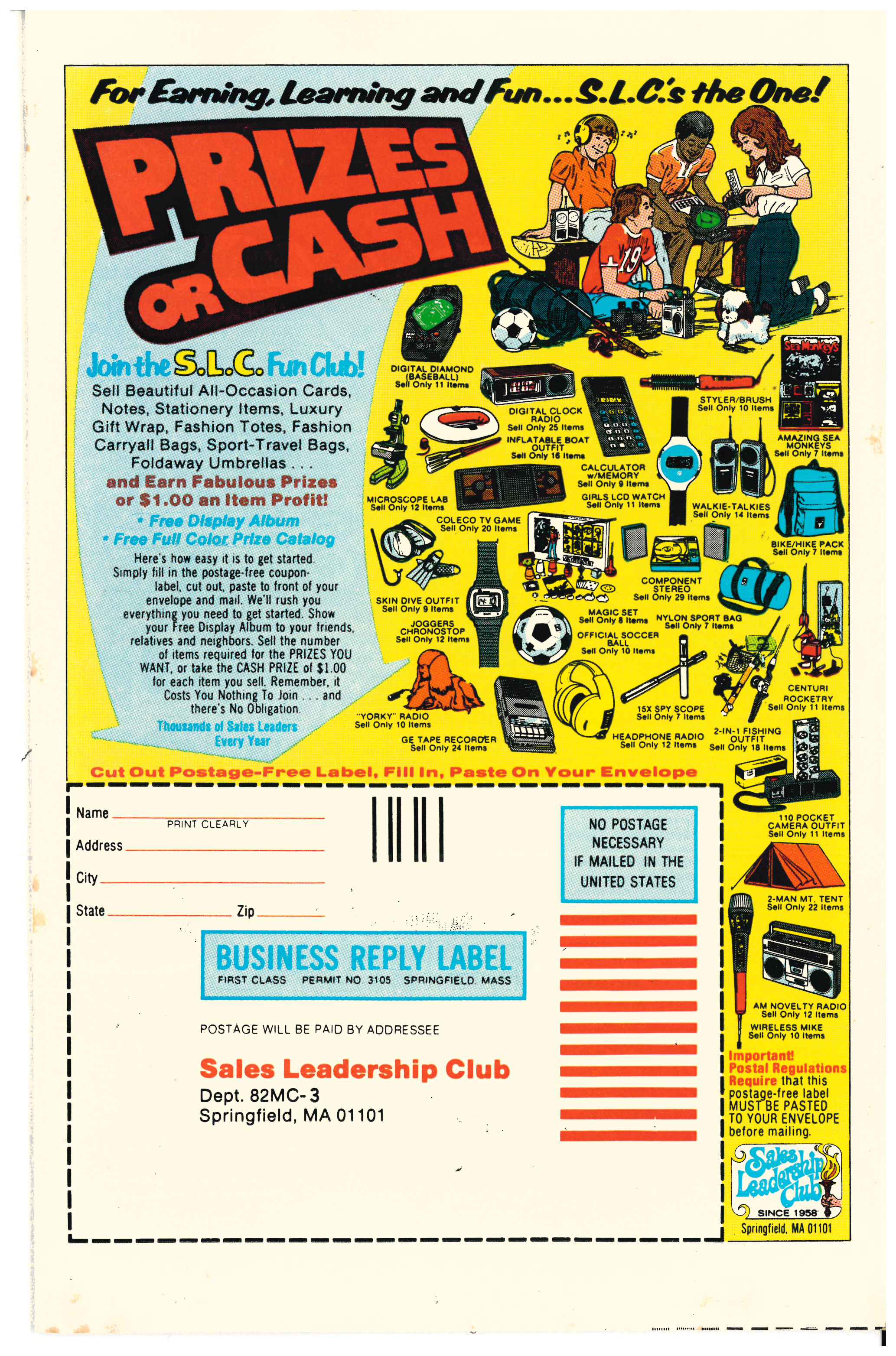 Uncanny X-Men #158 Rückseite