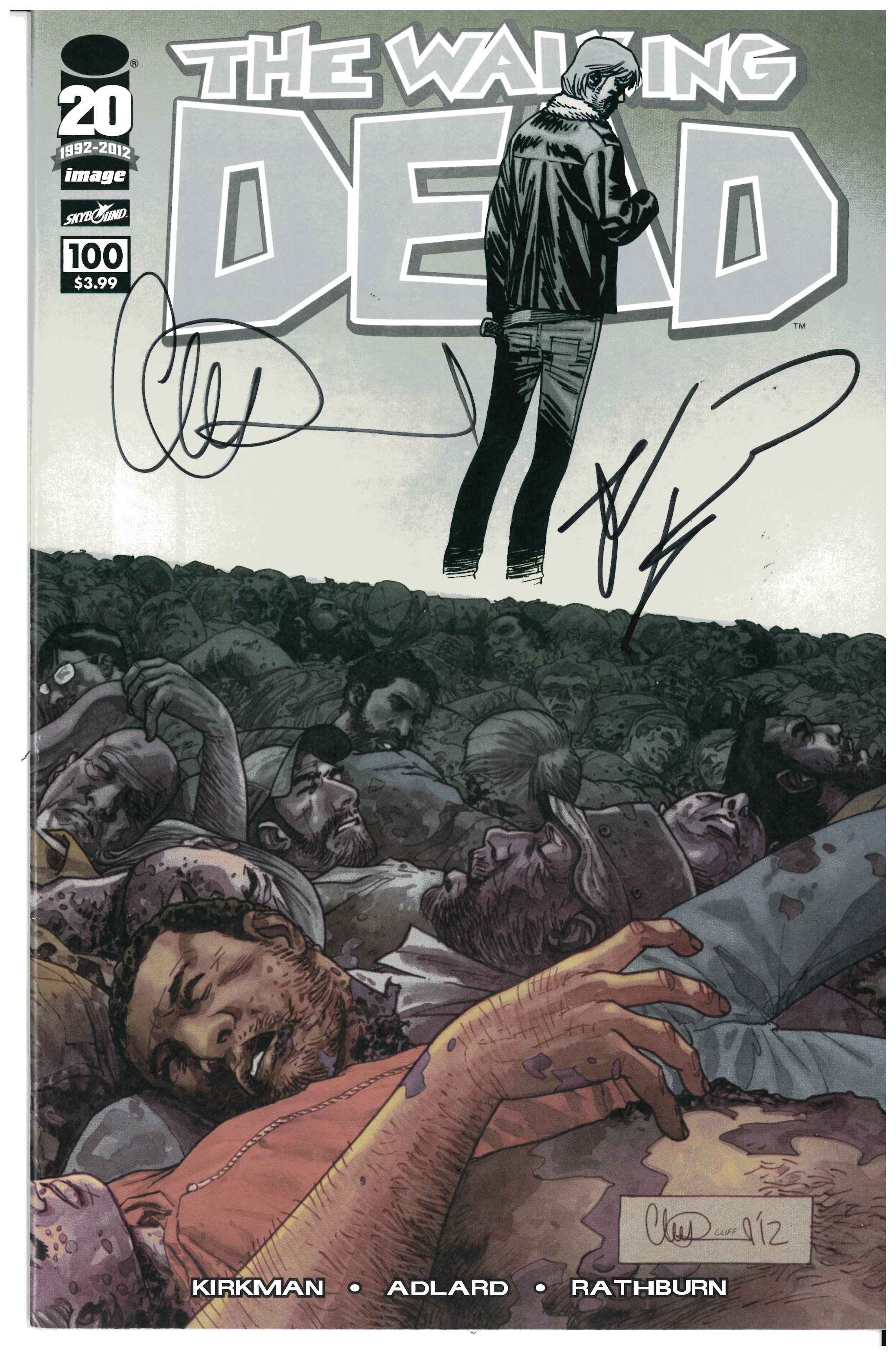 The Walking Dead #100 | Unterschrieben von Robert Kirkman & Charlie Adlard