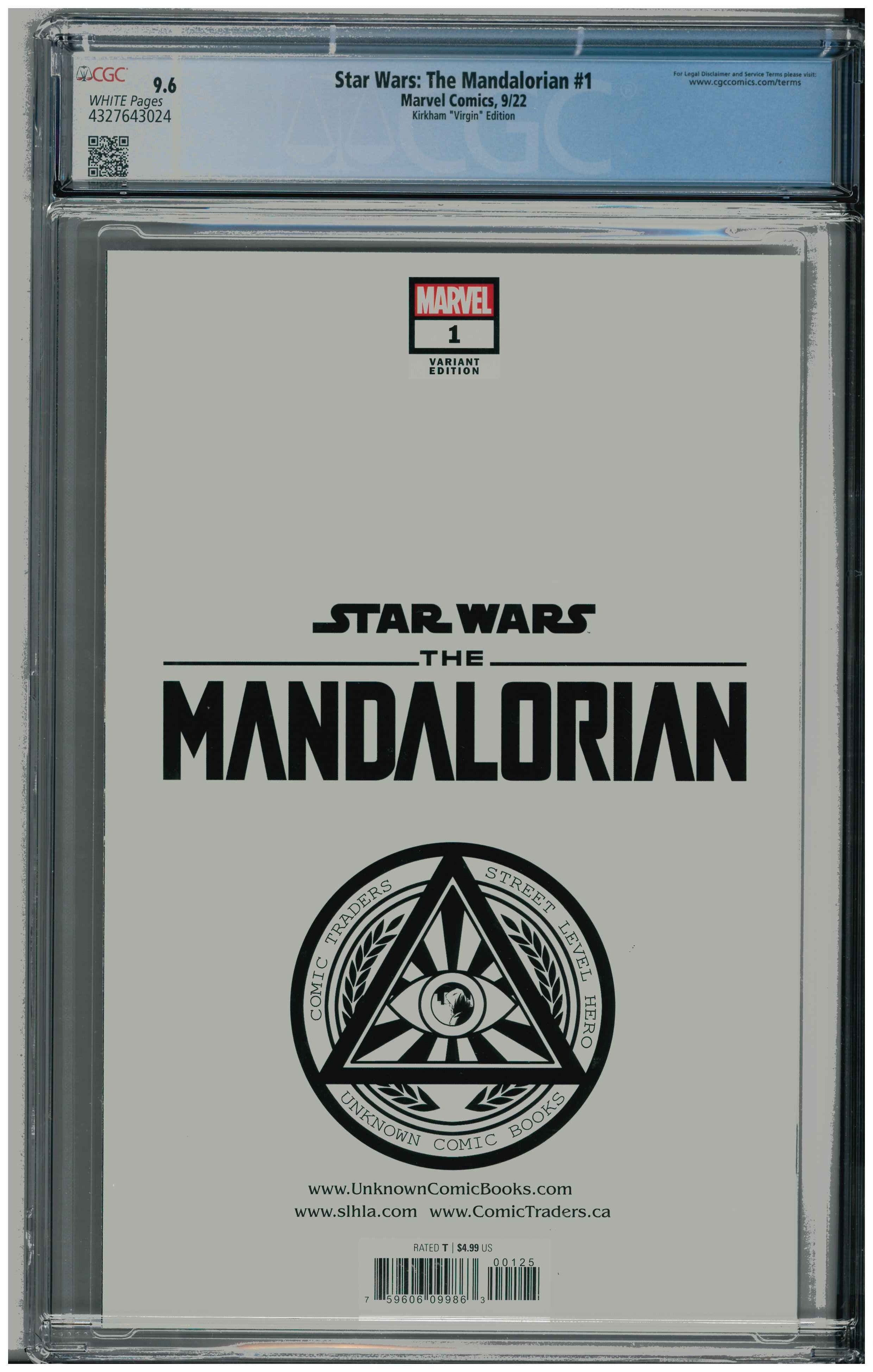 Star Wars: The Mandalorian #1 Rückseite