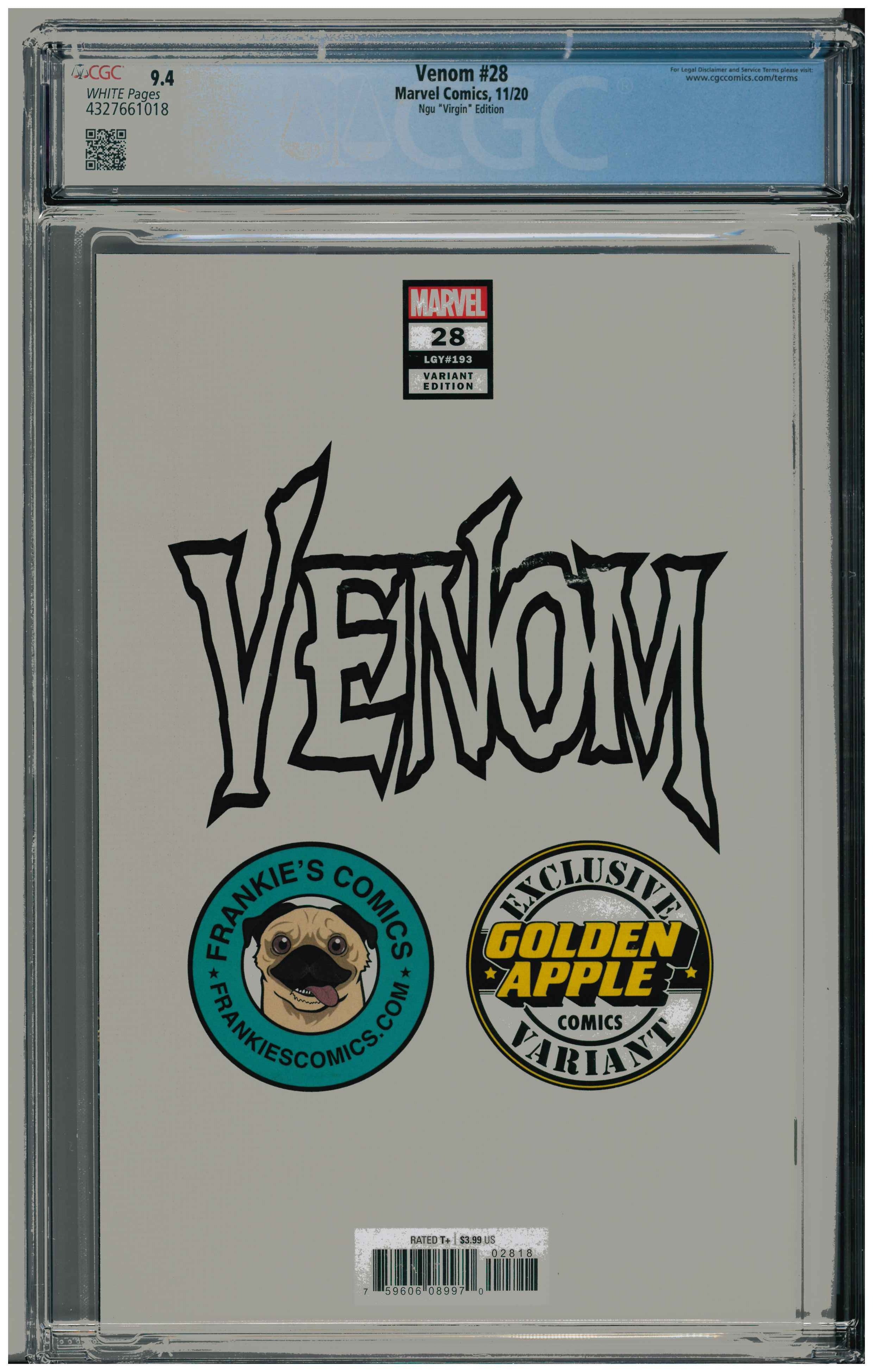 Venom #28 Rückseite