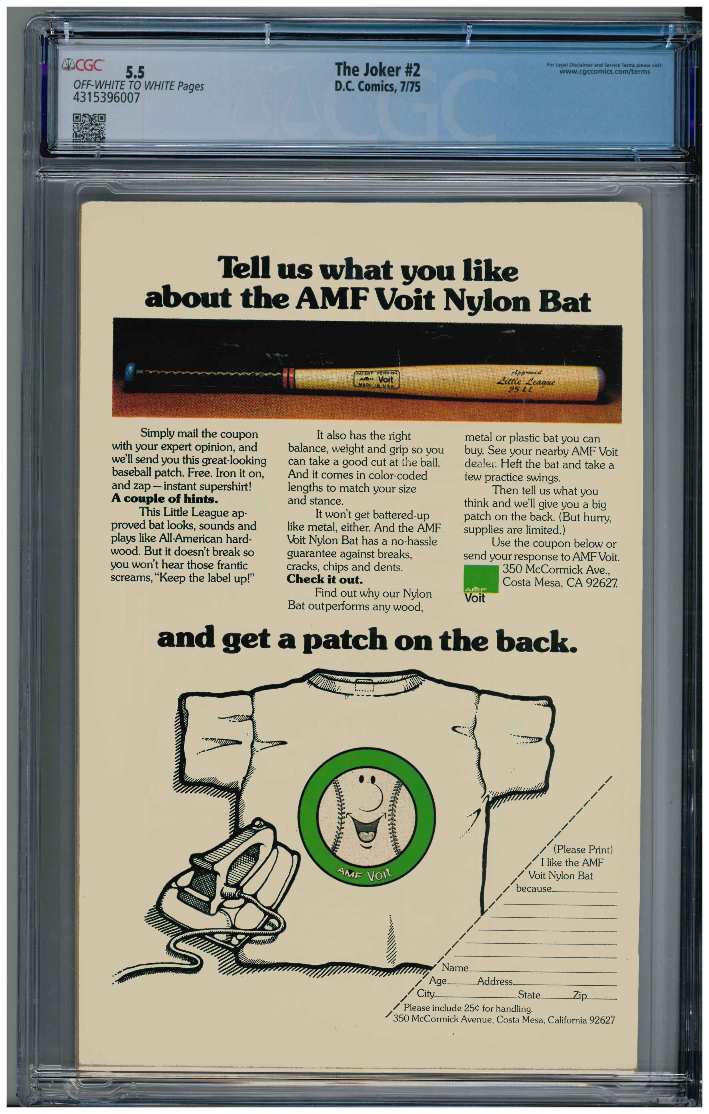 The Joker #2 Rückseite