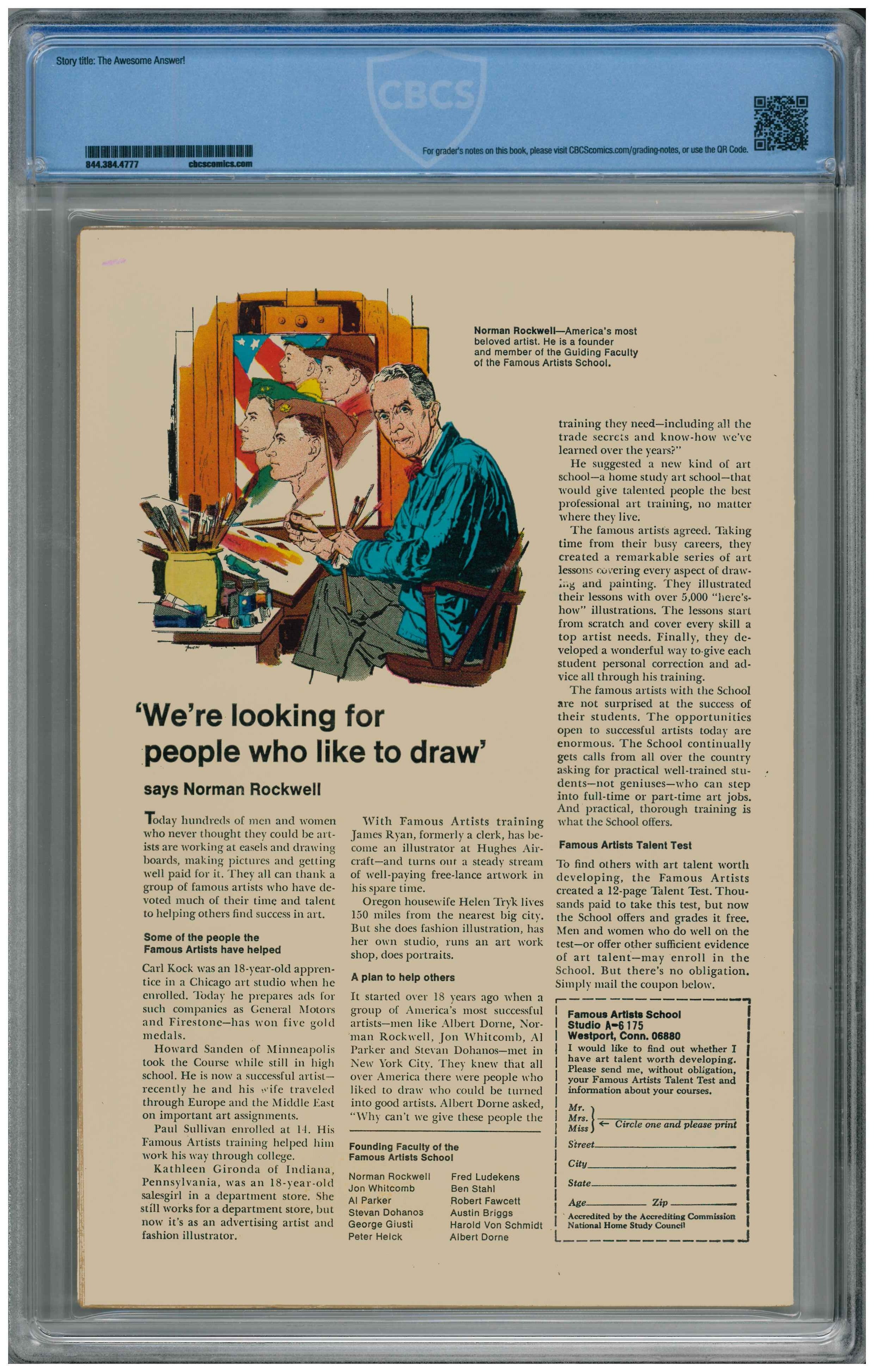 Thor #169 Rückseite