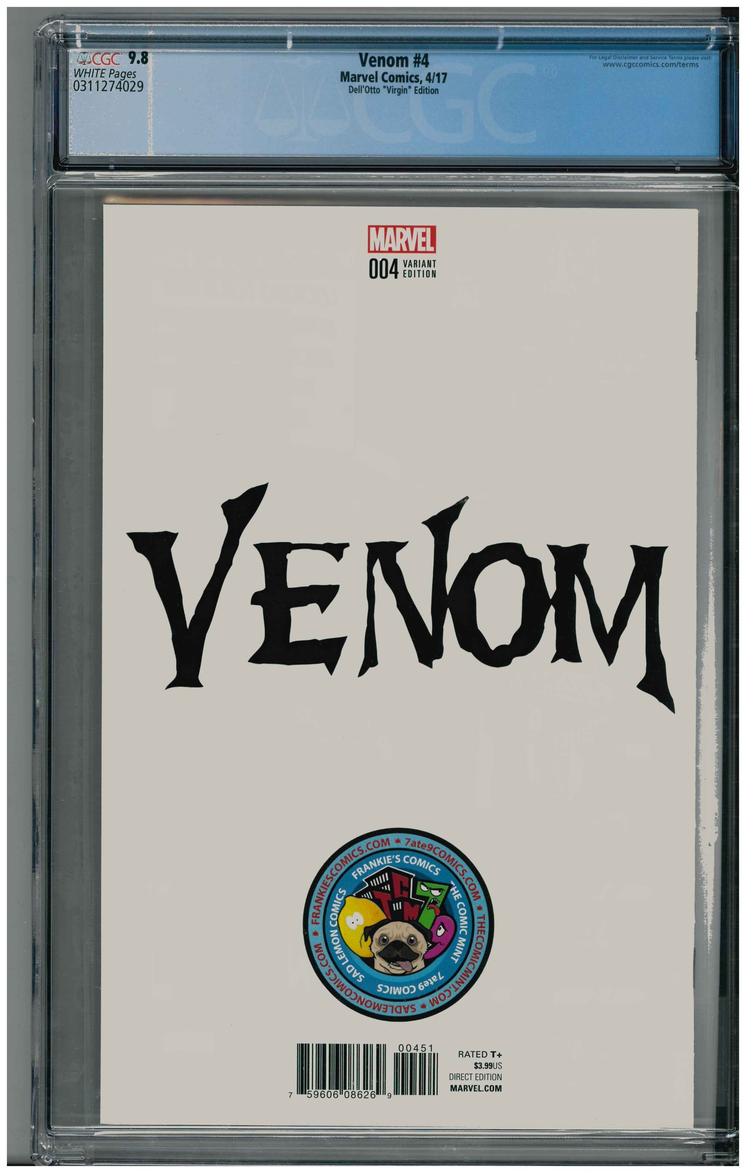 Venom #4 Rückseite