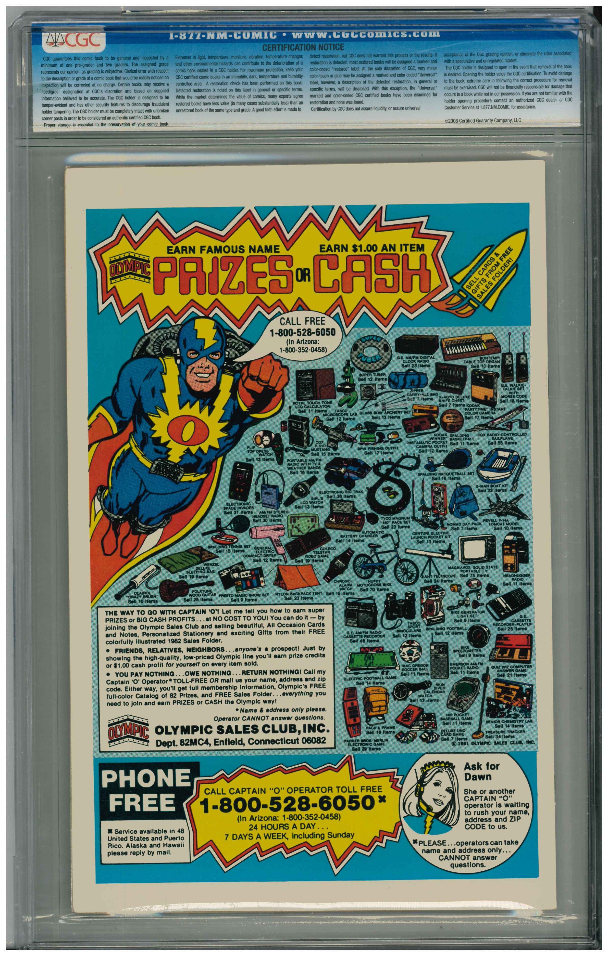 Daredevil #184 Rückseite