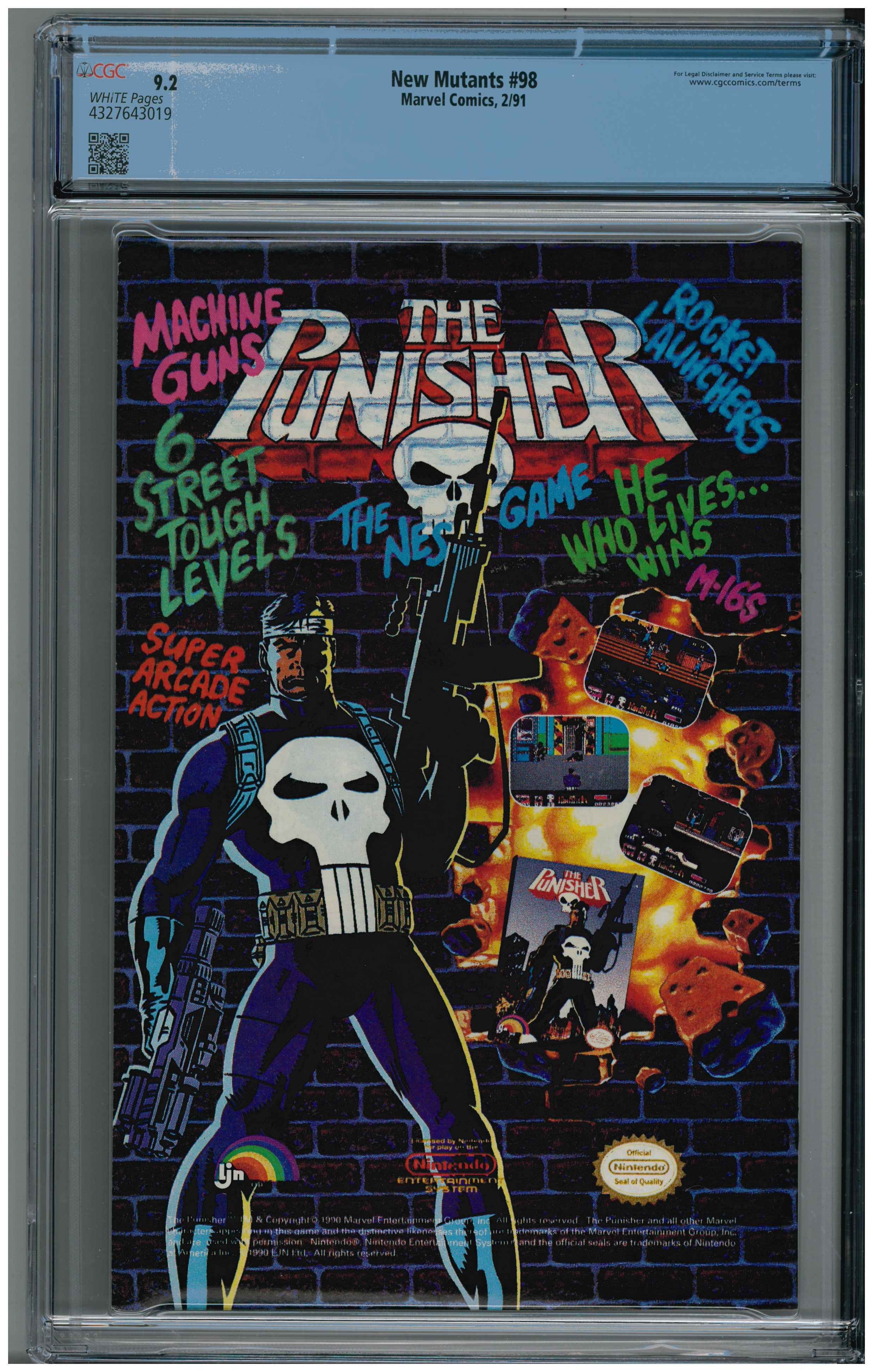 New Mutants #98 Rückseite