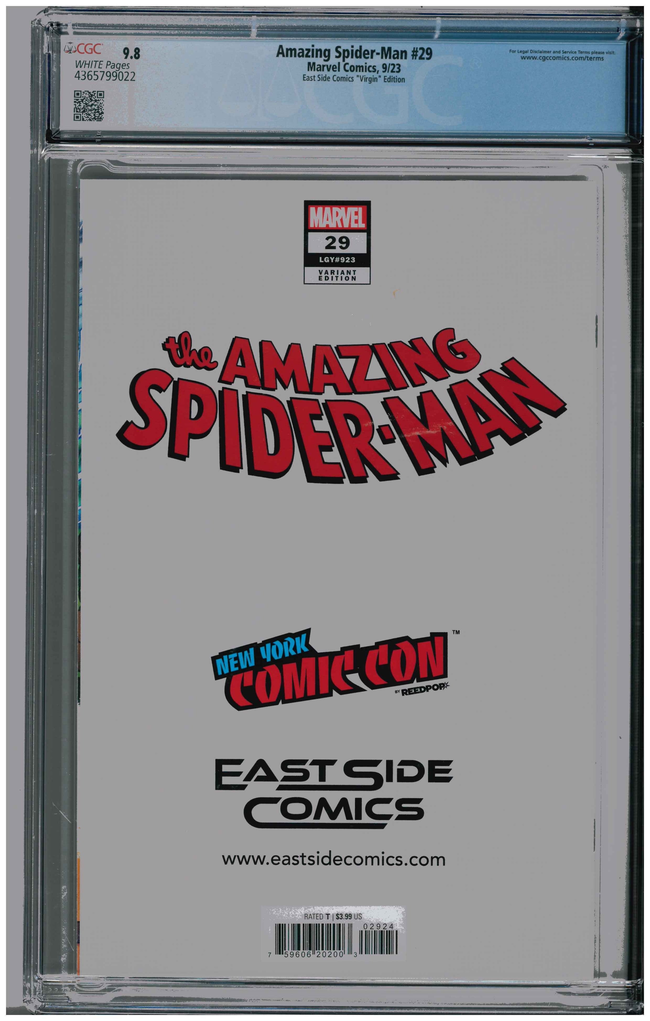 Amazing Spider-Man #29 Rückseite