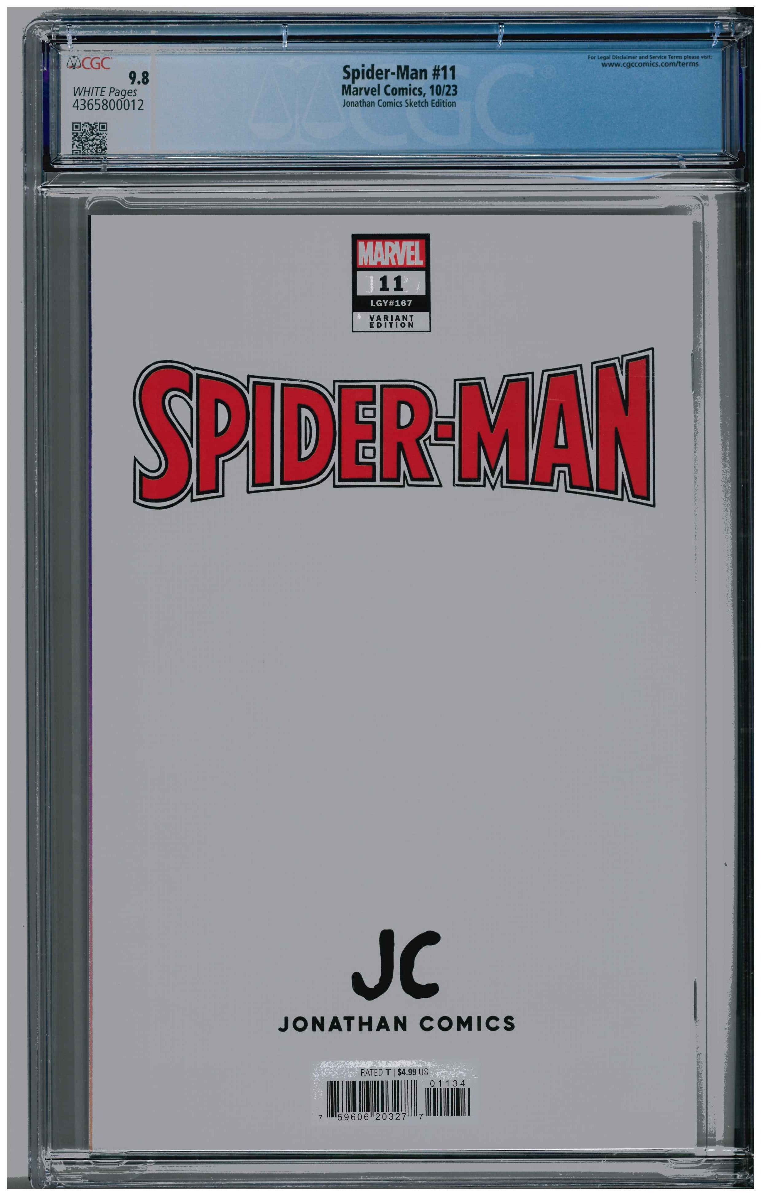 Spider-Man #11 Rückseite